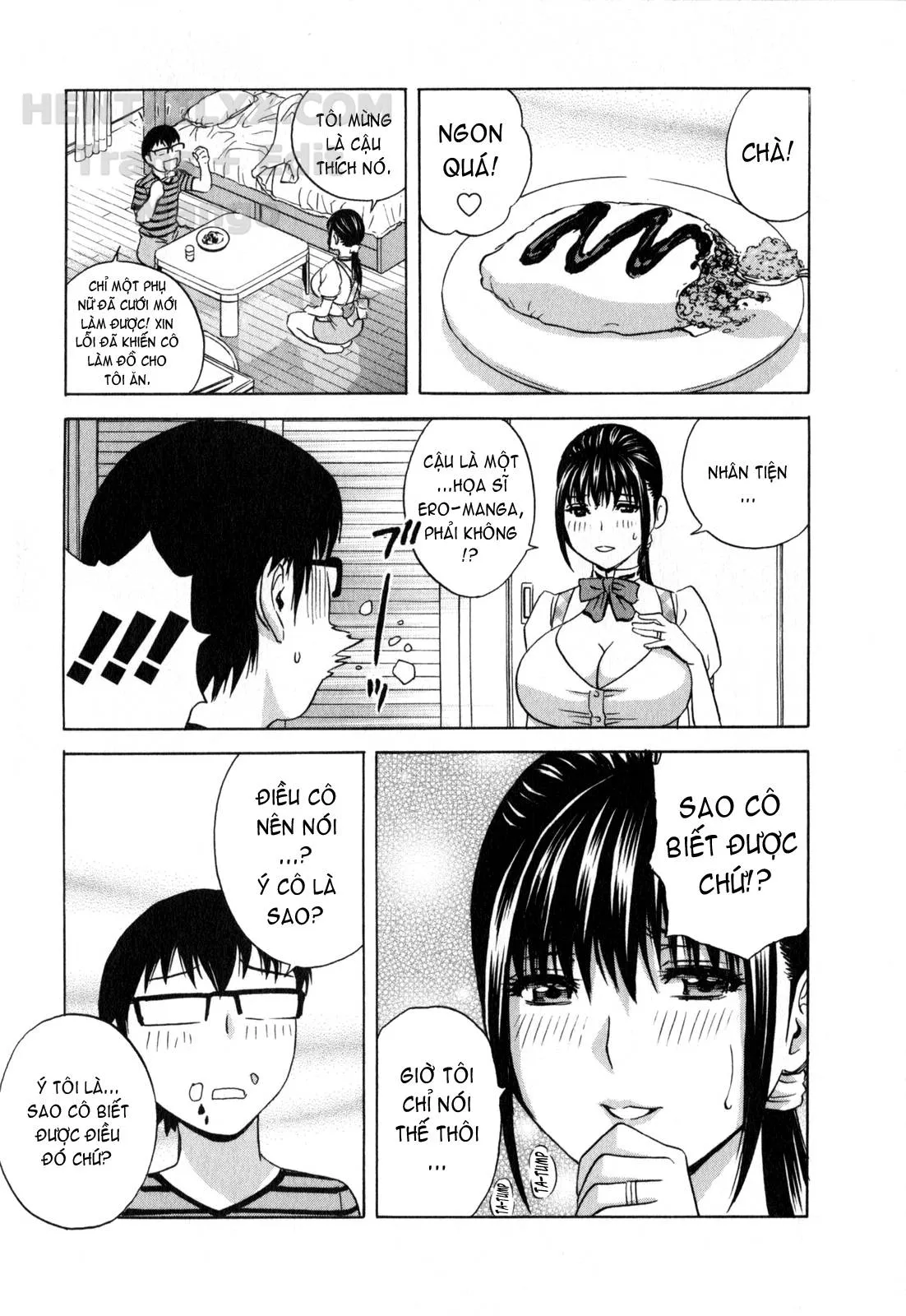 HentaiVN.net - Ảnh 10 - Life With Married Women Just Like A Manga [Eroina Hitoduma - Manga No Youna Hitozuma To No Hibi] - Chap 16
