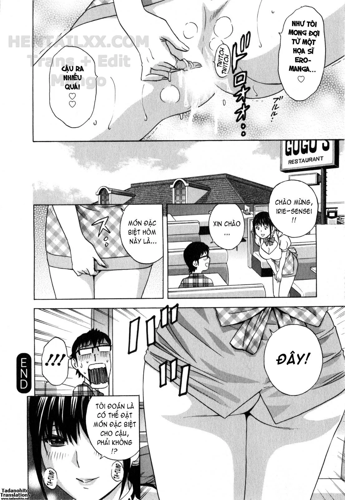 HentaiVN.net - Ảnh 19 - Life With Married Women Just Like A Manga [Eroina Hitoduma - Manga No Youna Hitozuma To No Hibi] - Chap 16