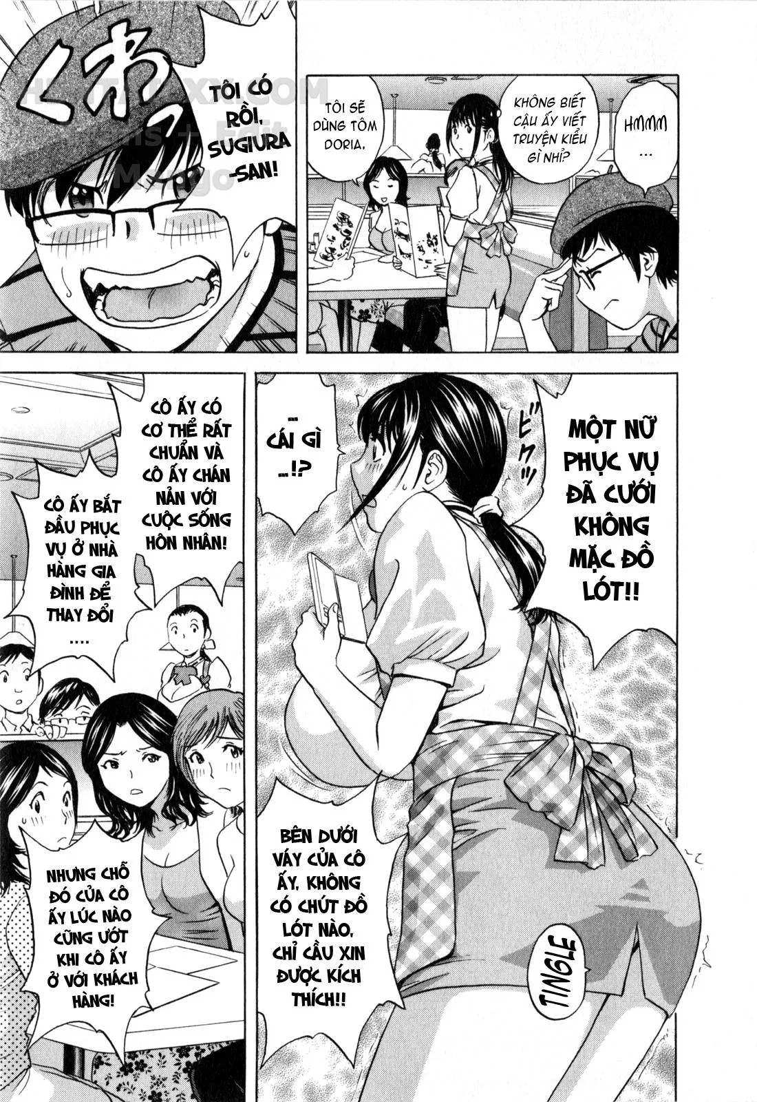 HentaiVN.net - Ảnh 6 - Life With Married Women Just Like A Manga [Eroina Hitoduma - Manga No Youna Hitozuma To No Hibi] - Chap 16