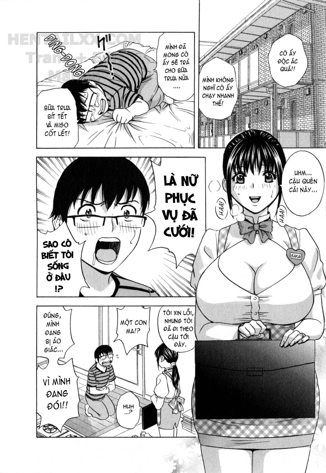 HentaiVN.net - Ảnh 9 - Life With Married Women Just Like A Manga [Eroina Hitoduma - Manga No Youna Hitozuma To No Hibi] - Chap 16