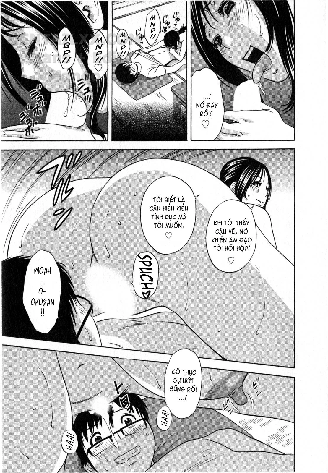 HentaiVN.net - Ảnh 12 - Life With Married Women Just Like A Manga [Eroina Hitoduma - Manga No Youna Hitozuma To No Hibi] - Chap 17
