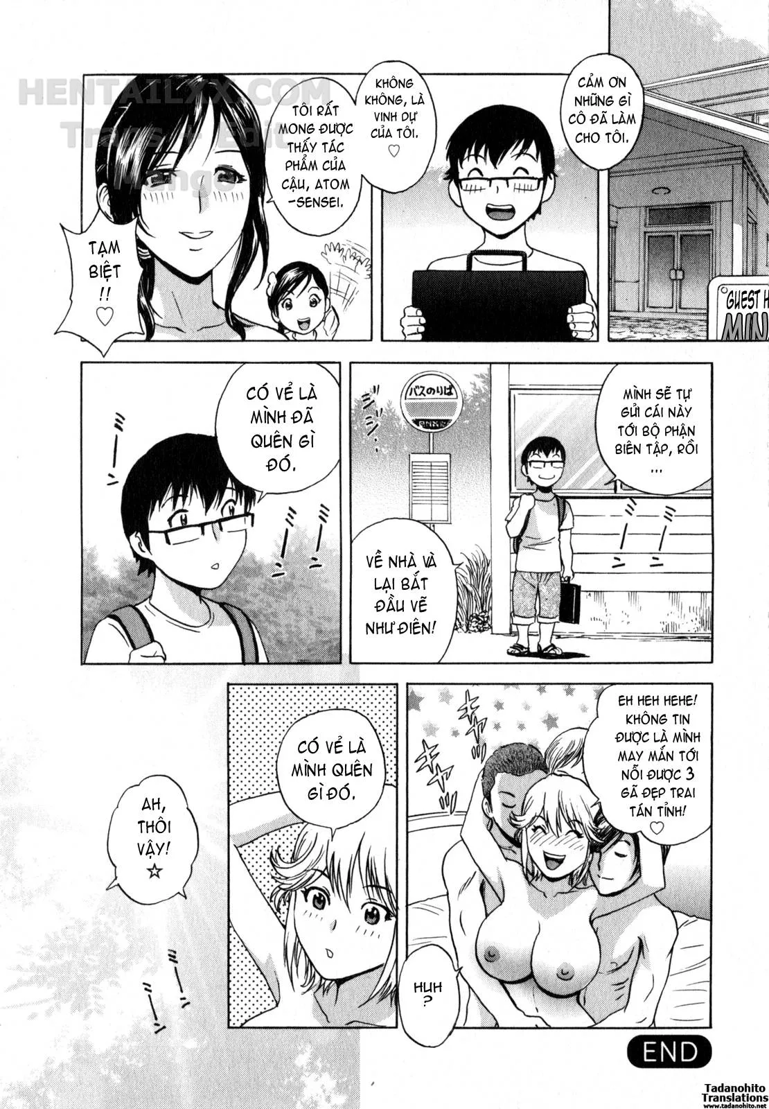 HentaiVN.net - Ảnh 19 - Life With Married Women Just Like A Manga [Eroina Hitoduma - Manga No Youna Hitozuma To No Hibi] - Chap 17