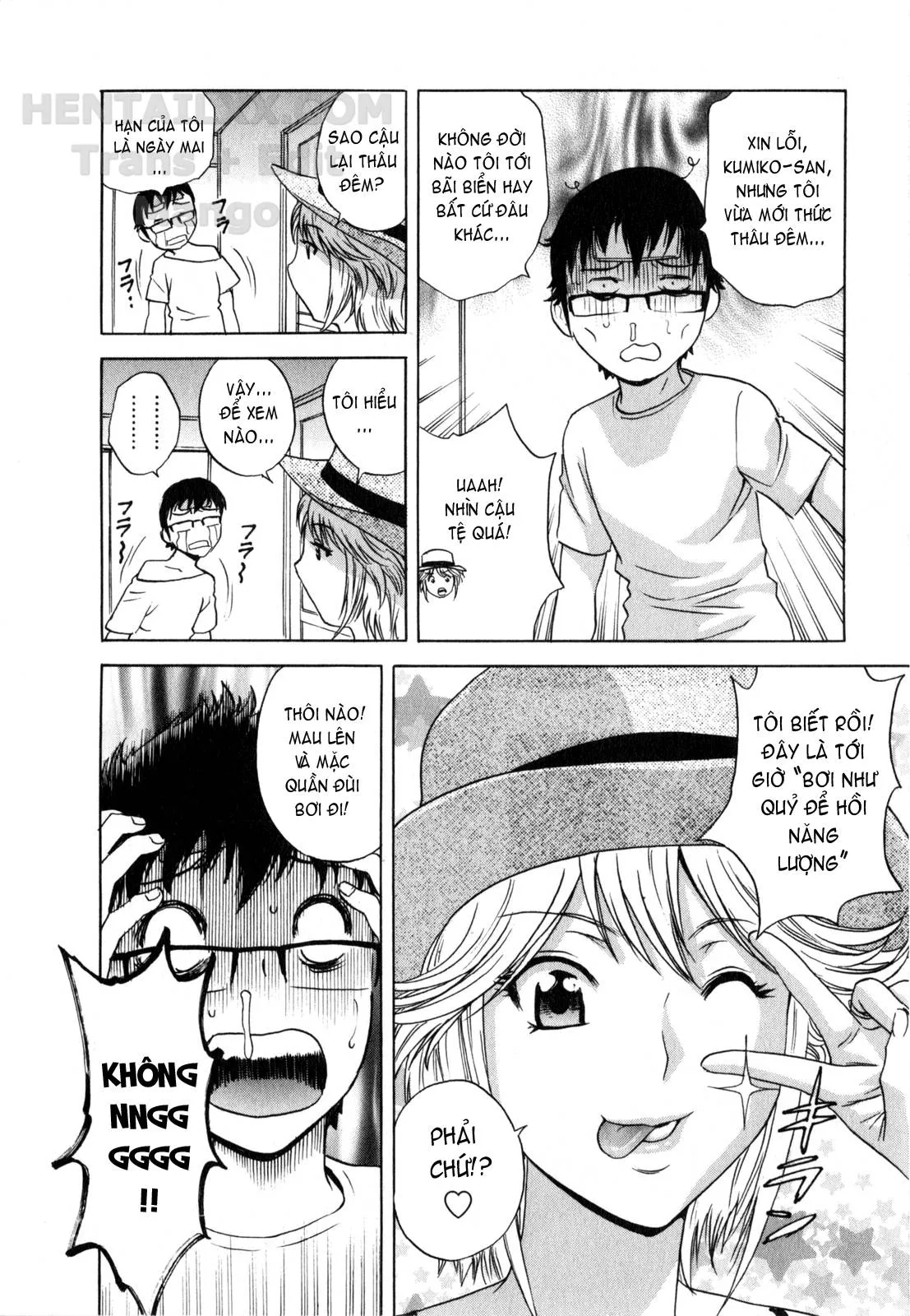 HentaiVN.net - Ảnh 3 - Life With Married Women Just Like A Manga [Eroina Hitoduma - Manga No Youna Hitozuma To No Hibi] - Chap 17