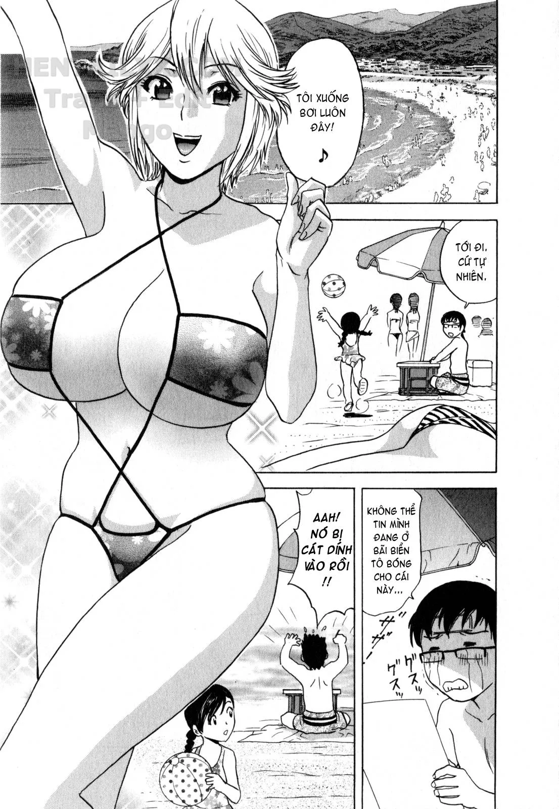 HentaiVN.net - Ảnh 4 - Life With Married Women Just Like A Manga [Eroina Hitoduma - Manga No Youna Hitozuma To No Hibi] - Chap 17