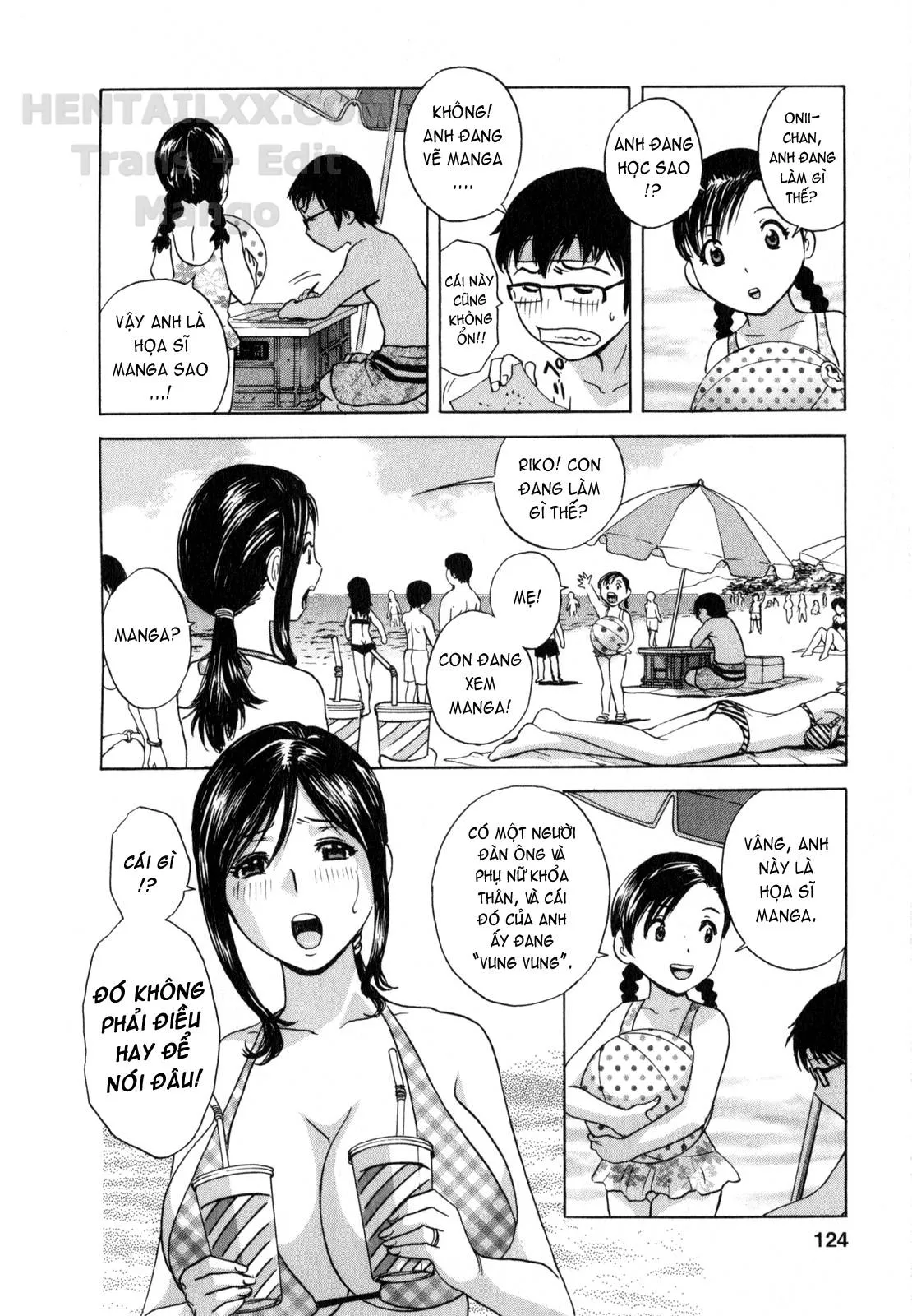 HentaiVN.net - Ảnh 5 - Life With Married Women Just Like A Manga [Eroina Hitoduma - Manga No Youna Hitozuma To No Hibi] - Chap 17