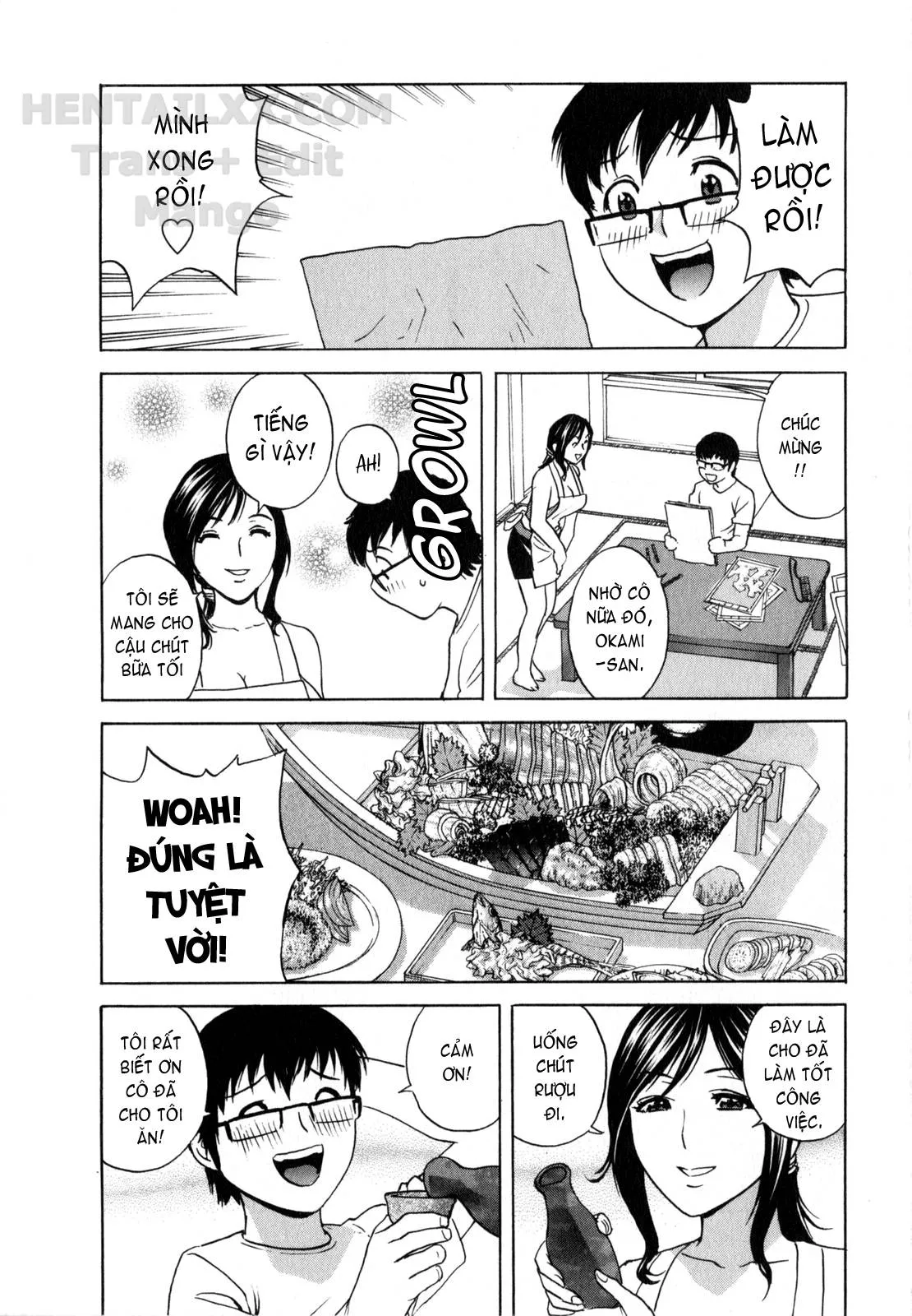 HentaiVN.net - Ảnh 9 - Life With Married Women Just Like A Manga [Eroina Hitoduma - Manga No Youna Hitozuma To No Hibi] - Chap 17