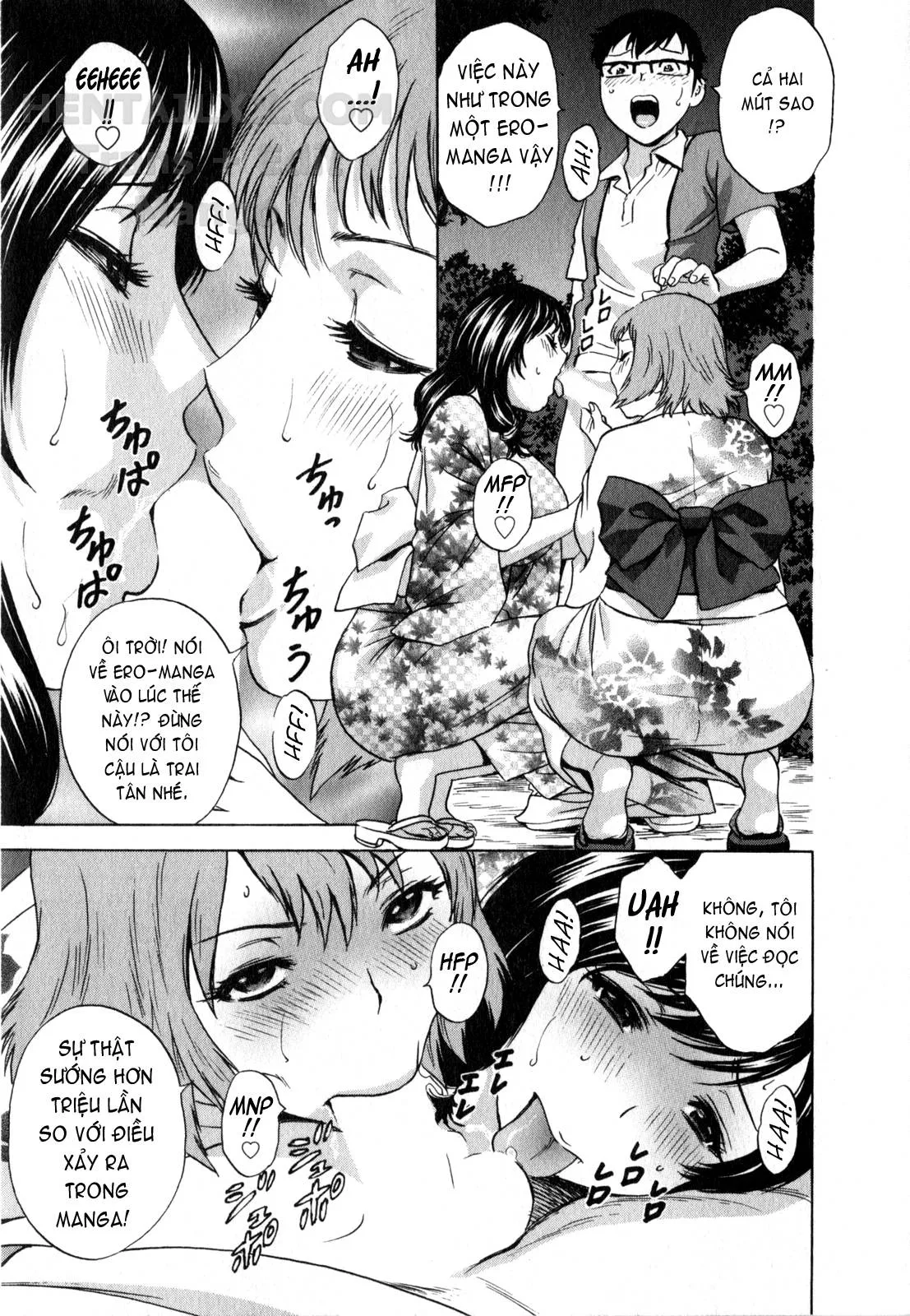 HentaiVN.net - Ảnh 10 - Life With Married Women Just Like A Manga [Eroina Hitoduma - Manga No Youna Hitozuma To No Hibi] - Chap 18