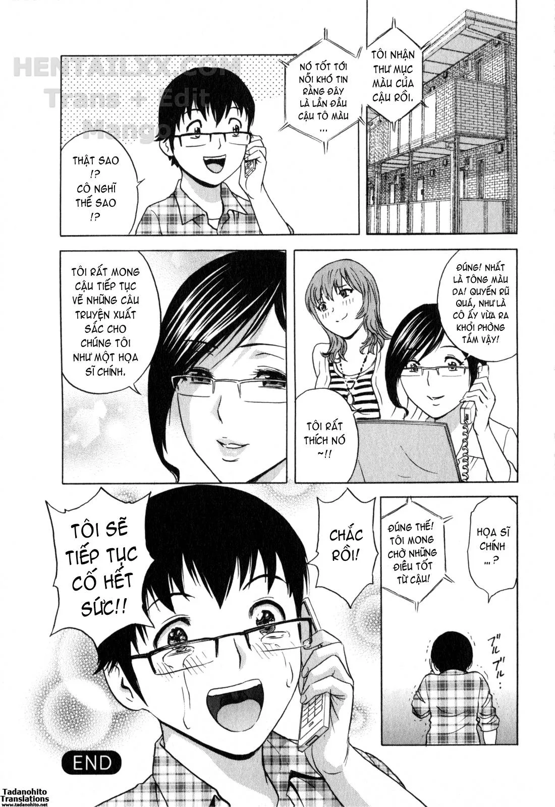 HentaiVN.net - Ảnh 19 - Life With Married Women Just Like A Manga [Eroina Hitoduma - Manga No Youna Hitozuma To No Hibi] - Chap 19