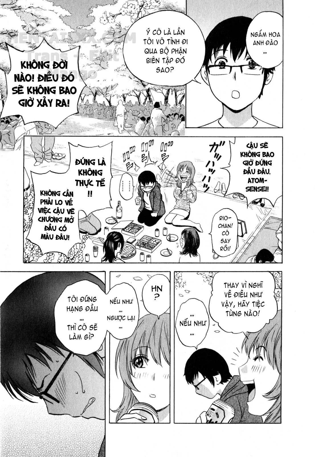 HentaiVN.net - Ảnh 6 - Life With Married Women Just Like A Manga [Eroina Hitoduma - Manga No Youna Hitozuma To No Hibi] - Chap 19