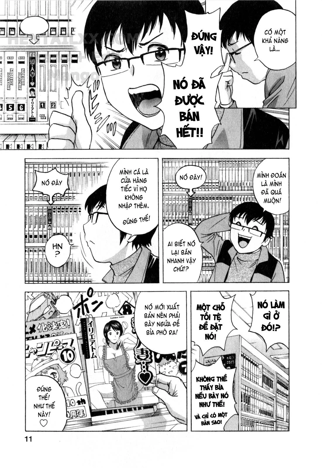 HentaiVN.net - Ảnh 12 - Life With Married Women Just Like A Manga [Eroina Hitoduma - Manga No Youna Hitozuma To No Hibi] - Chap 20