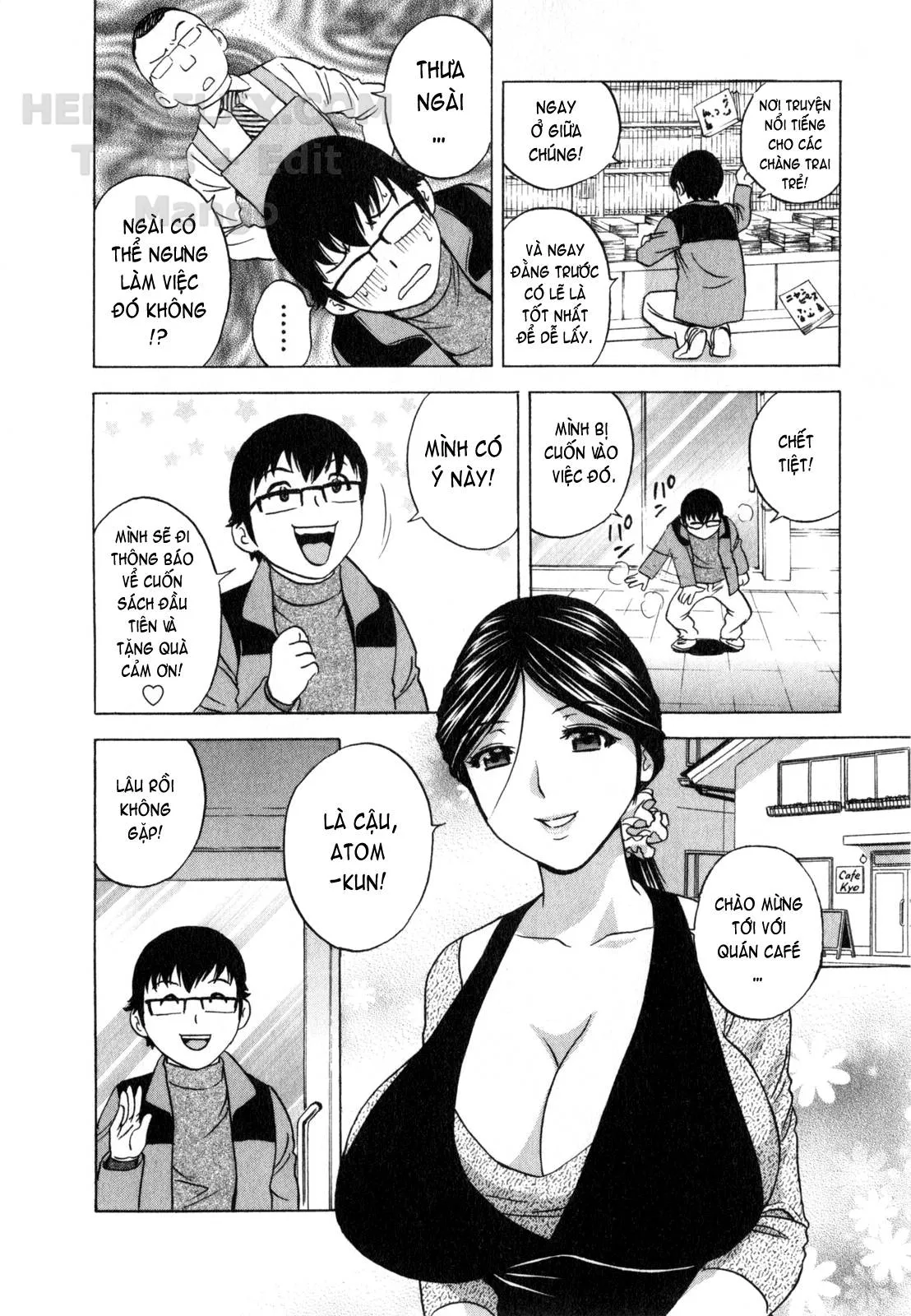 HentaiVN.net - Ảnh 13 - Life With Married Women Just Like A Manga [Eroina Hitoduma - Manga No Youna Hitozuma To No Hibi] - Chap 20