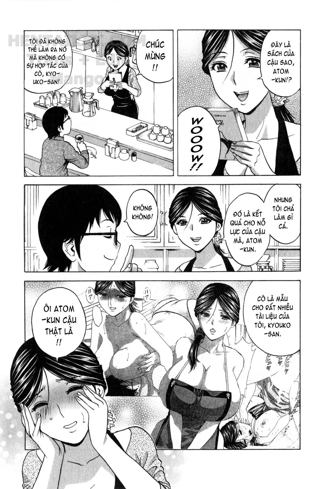 HentaiVN.net - Ảnh 14 - Life With Married Women Just Like A Manga [Eroina Hitoduma - Manga No Youna Hitozuma To No Hibi] - Chap 20