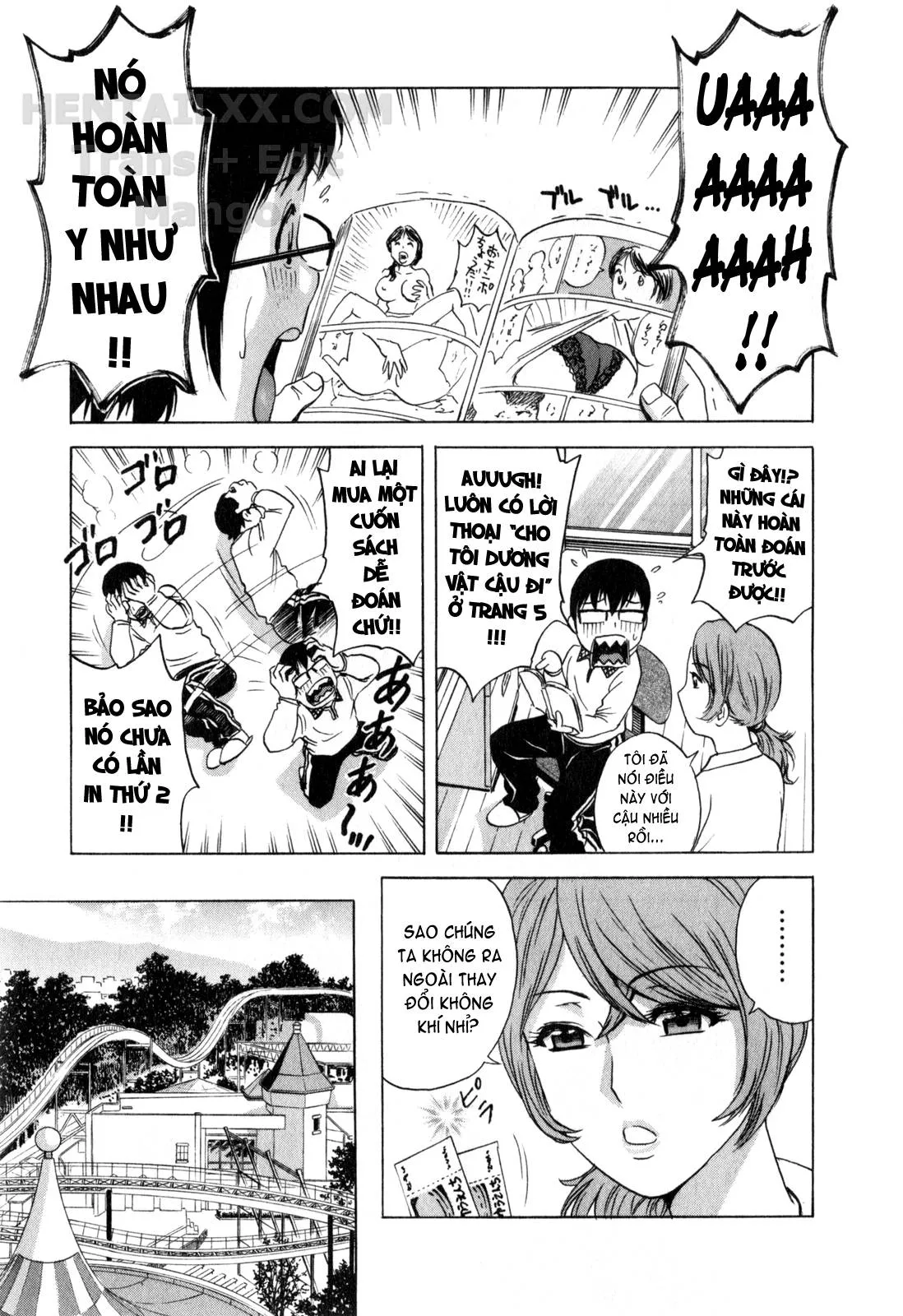 HentaiVN.net - Ảnh 4 - Life With Married Women Just Like A Manga [Eroina Hitoduma - Manga No Youna Hitozuma To No Hibi] - Chap 21