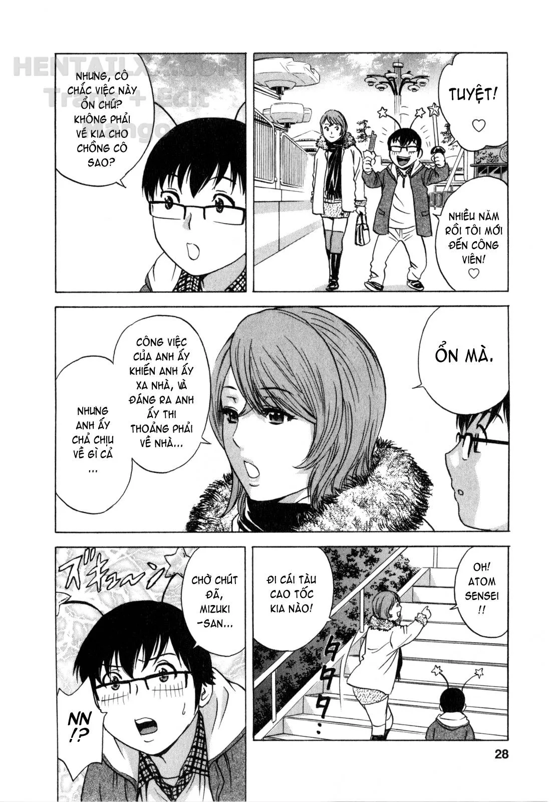 HentaiVN.net - Ảnh 5 - Life With Married Women Just Like A Manga [Eroina Hitoduma - Manga No Youna Hitozuma To No Hibi] - Chap 21