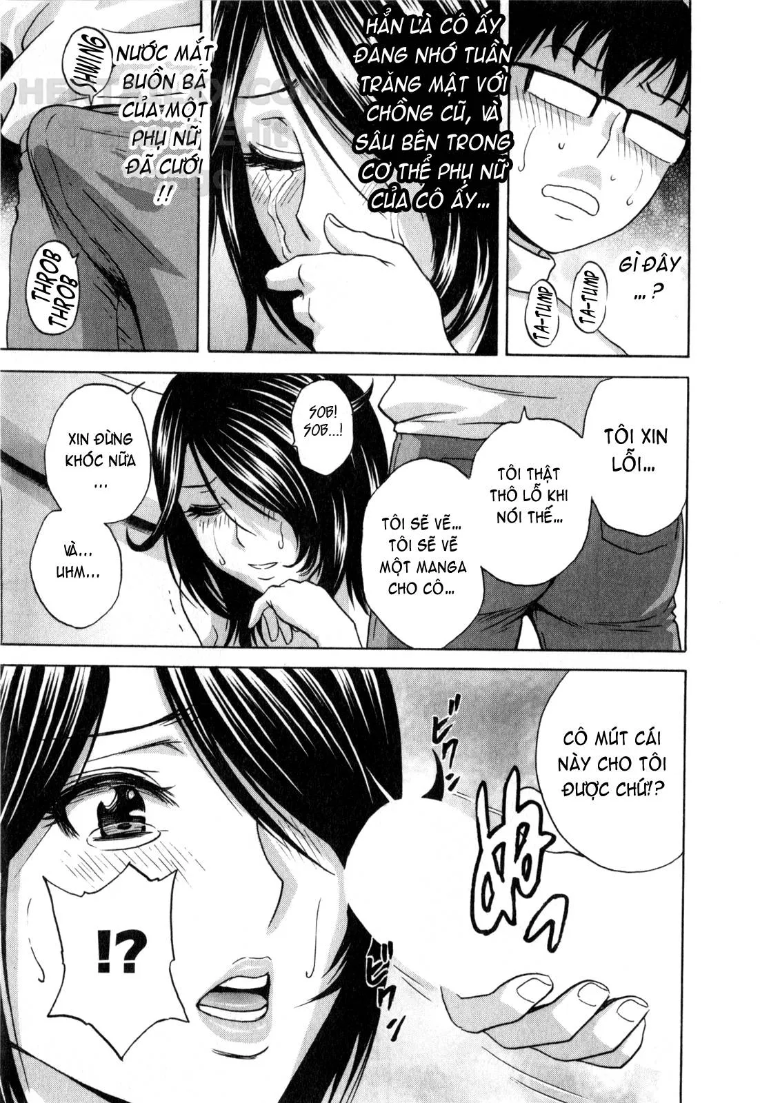 HentaiVN.net - Ảnh 10 - Life With Married Women Just Like A Manga [Eroina Hitoduma - Manga No Youna Hitozuma To No Hibi] - Chap 22