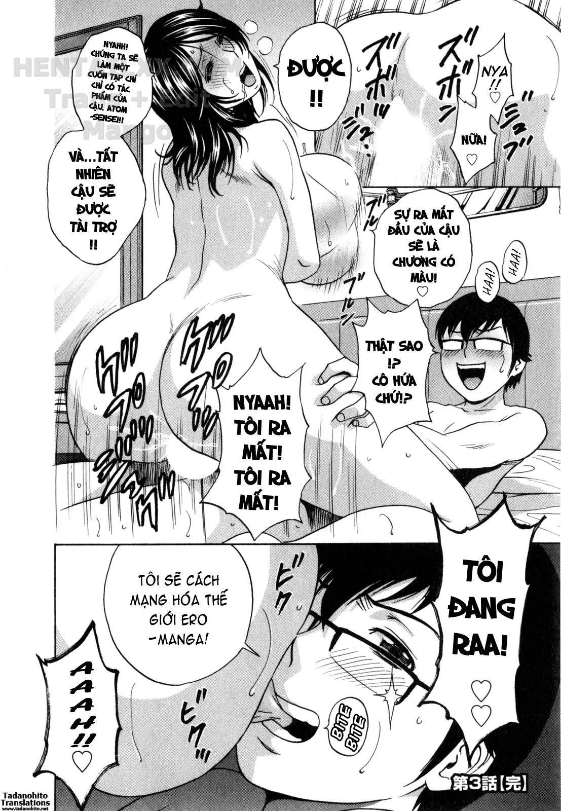 HentaiVN.net - Ảnh 19 - Life With Married Women Just Like A Manga [Eroina Hitoduma - Manga No Youna Hitozuma To No Hibi] - Chap 22