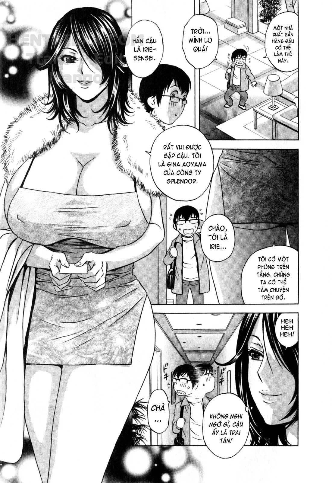 HentaiVN.net - Ảnh 6 - Life With Married Women Just Like A Manga [Eroina Hitoduma - Manga No Youna Hitozuma To No Hibi] - Chap 22