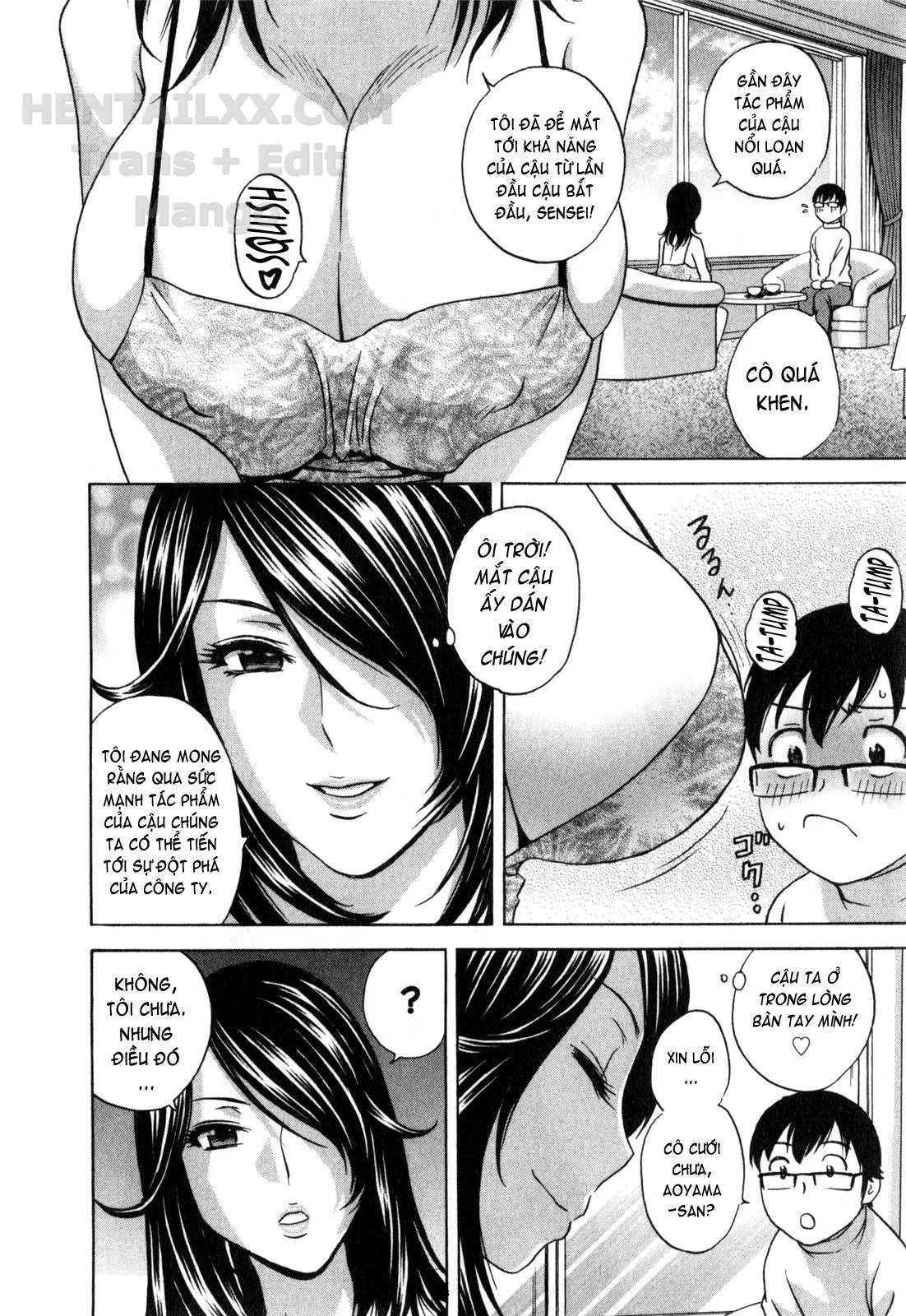 HentaiVN.net - Ảnh 7 - Life With Married Women Just Like A Manga [Eroina Hitoduma - Manga No Youna Hitozuma To No Hibi] - Chap 22