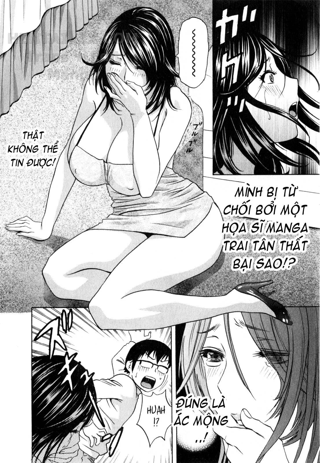 HentaiVN.net - Ảnh 9 - Life With Married Women Just Like A Manga [Eroina Hitoduma - Manga No Youna Hitozuma To No Hibi] - Chap 22