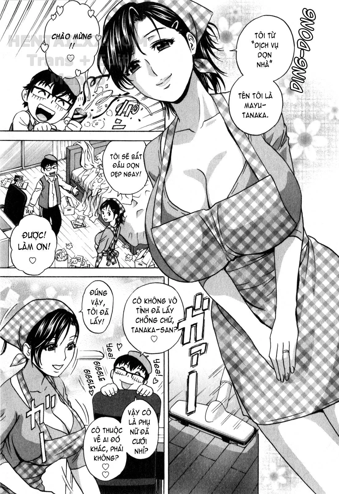 HentaiVN.net - Ảnh 8 - Life With Married Women Just Like A Manga [Eroina Hitoduma - Manga No Youna Hitozuma To No Hibi] - Chap 23