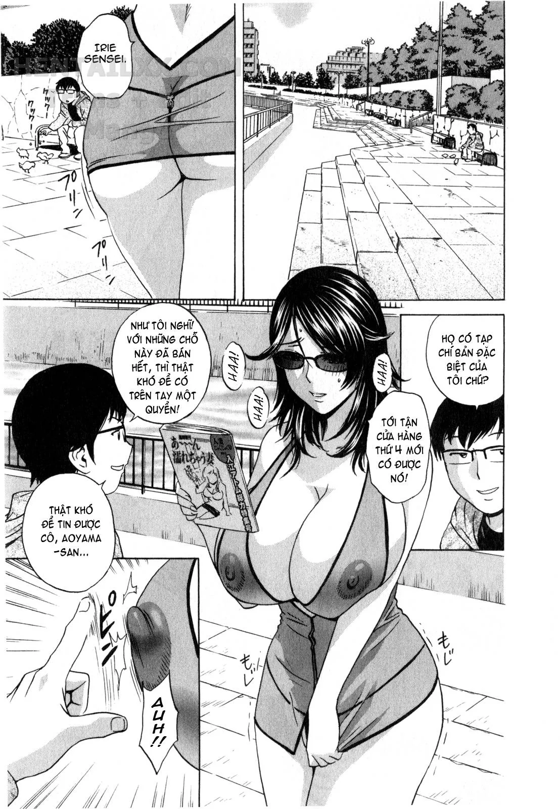 HentaiVN.net - Ảnh 4 - Life With Married Women Just Like A Manga [Eroina Hitoduma - Manga No Youna Hitozuma To No Hibi] - Chap 24