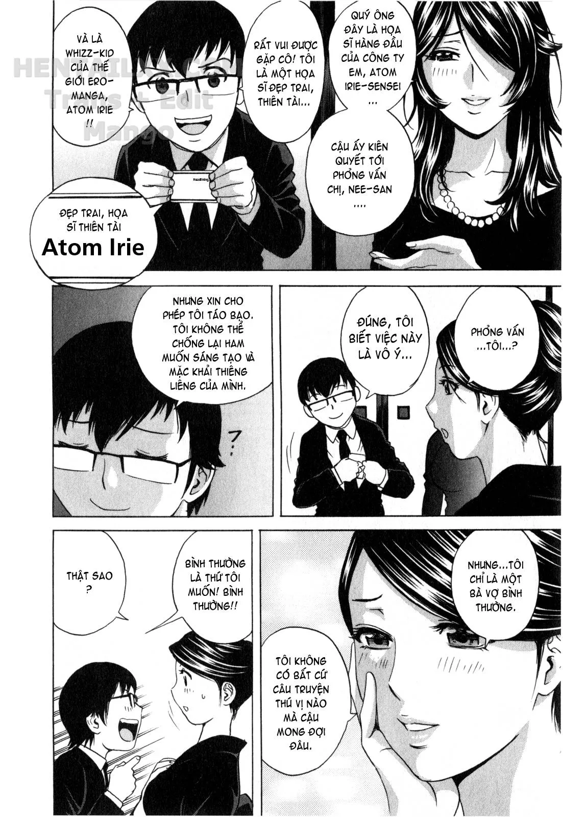 HentaiVN.net - Ảnh 9 - Life With Married Women Just Like A Manga [Eroina Hitoduma - Manga No Youna Hitozuma To No Hibi] - Chap 24