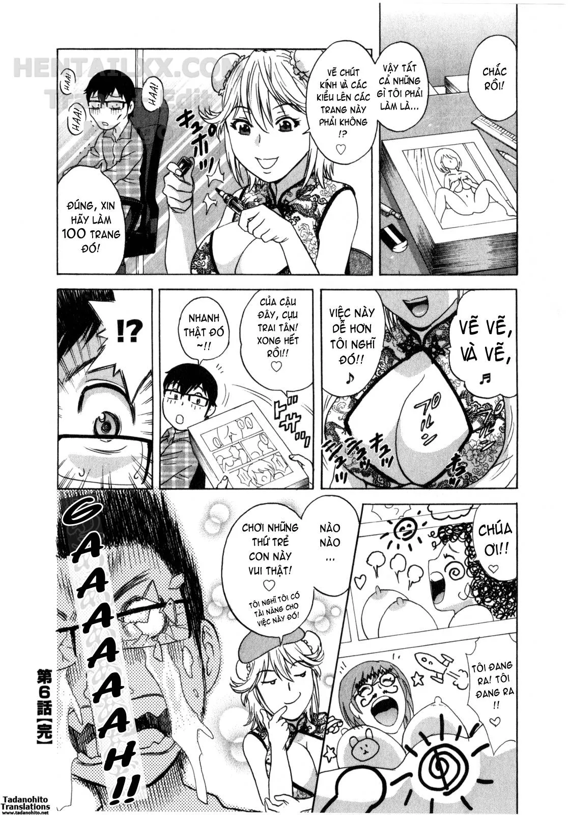 HentaiVN.net - Ảnh 19 - Life With Married Women Just Like A Manga [Eroina Hitoduma - Manga No Youna Hitozuma To No Hibi] - Chap 25