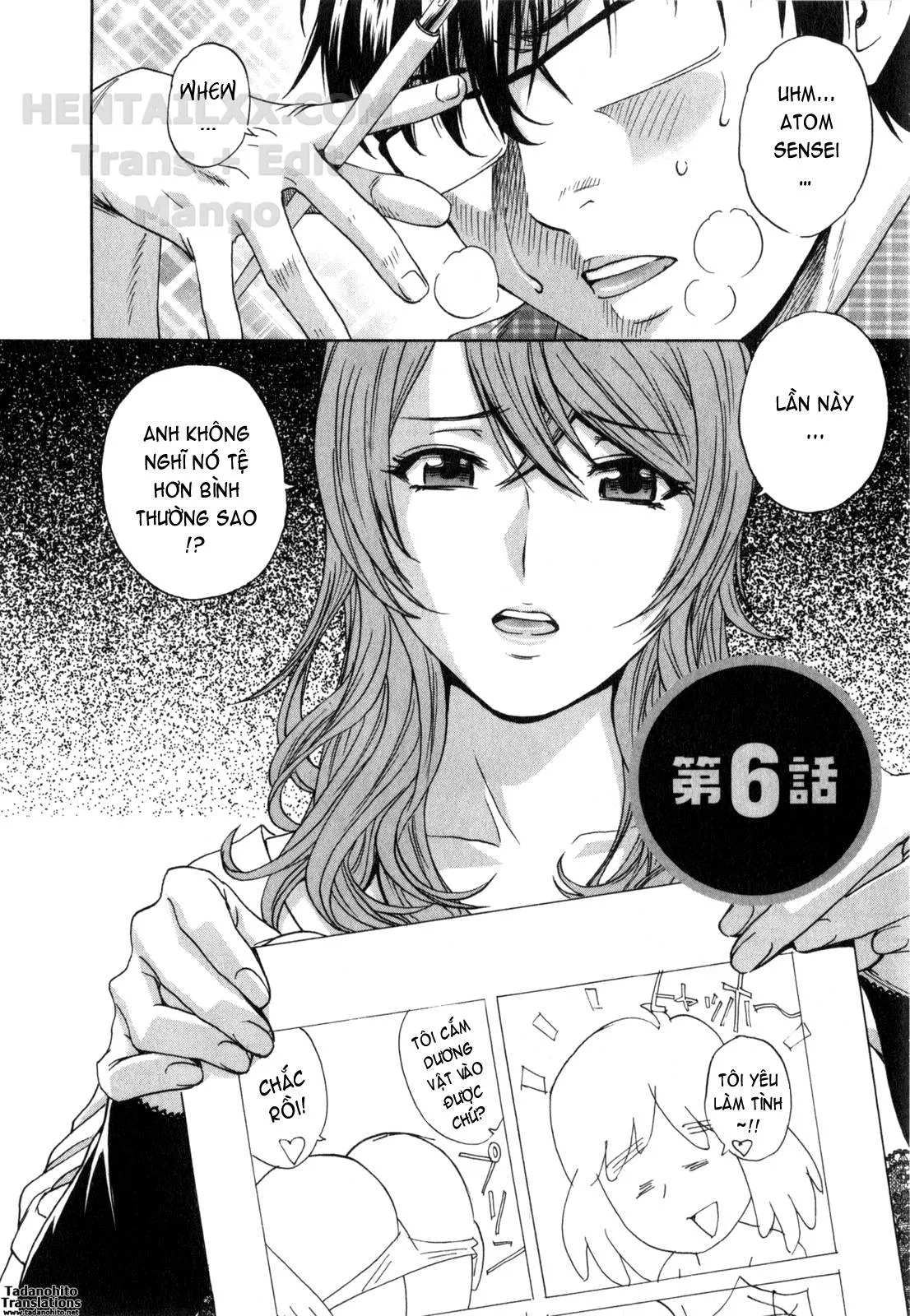 HentaiVN.net - Ảnh 3 - Life With Married Women Just Like A Manga [Eroina Hitoduma - Manga No Youna Hitozuma To No Hibi] - Chap 25