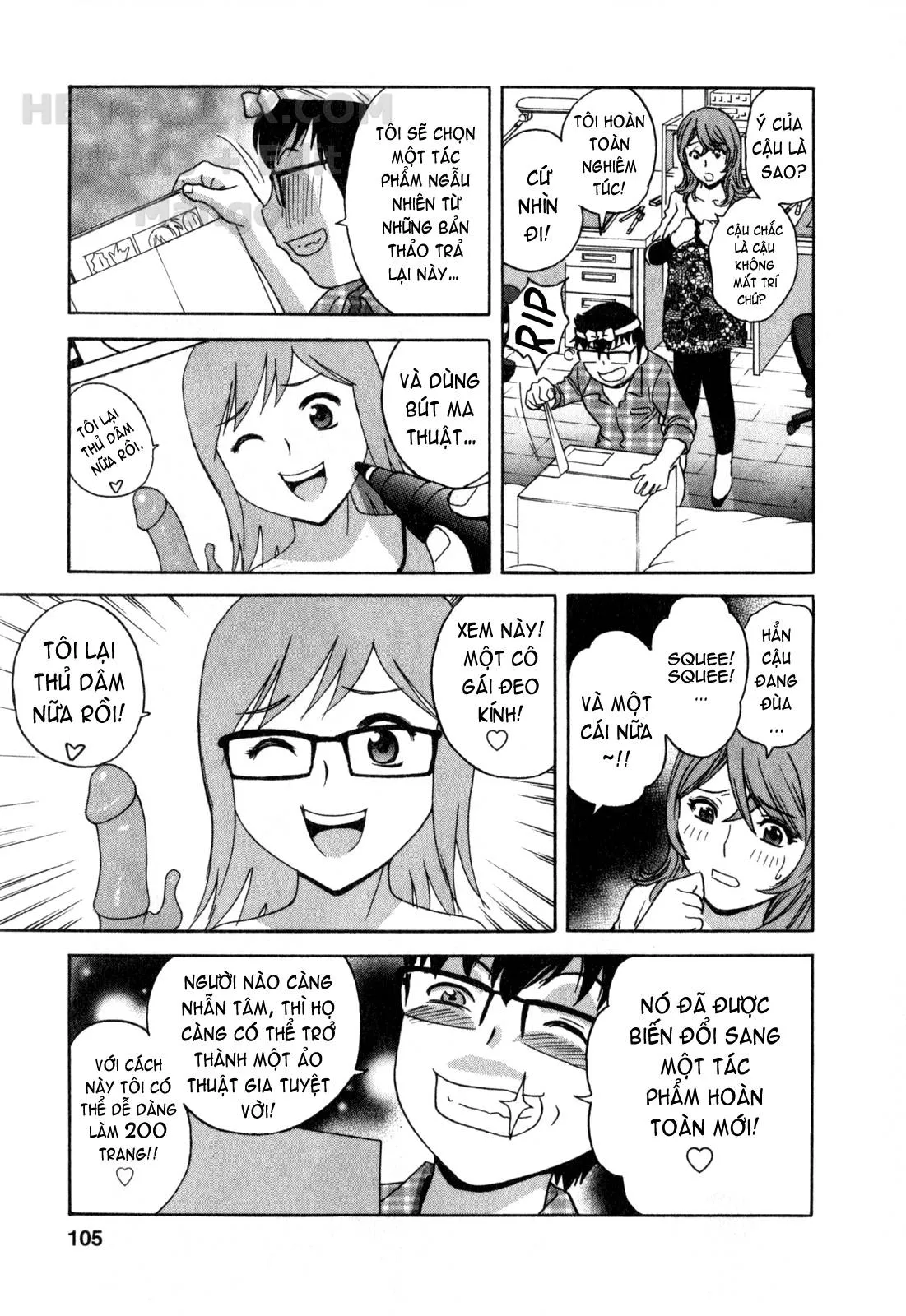 HentaiVN.net - Ảnh 6 - Life With Married Women Just Like A Manga [Eroina Hitoduma - Manga No Youna Hitozuma To No Hibi] - Chap 25