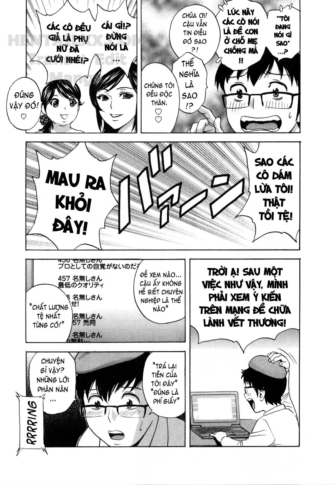 HentaiVN.net - Ảnh 18 - Life With Married Women Just Like A Manga [Eroina Hitoduma - Manga No Youna Hitozuma To No Hibi] - Chap 26