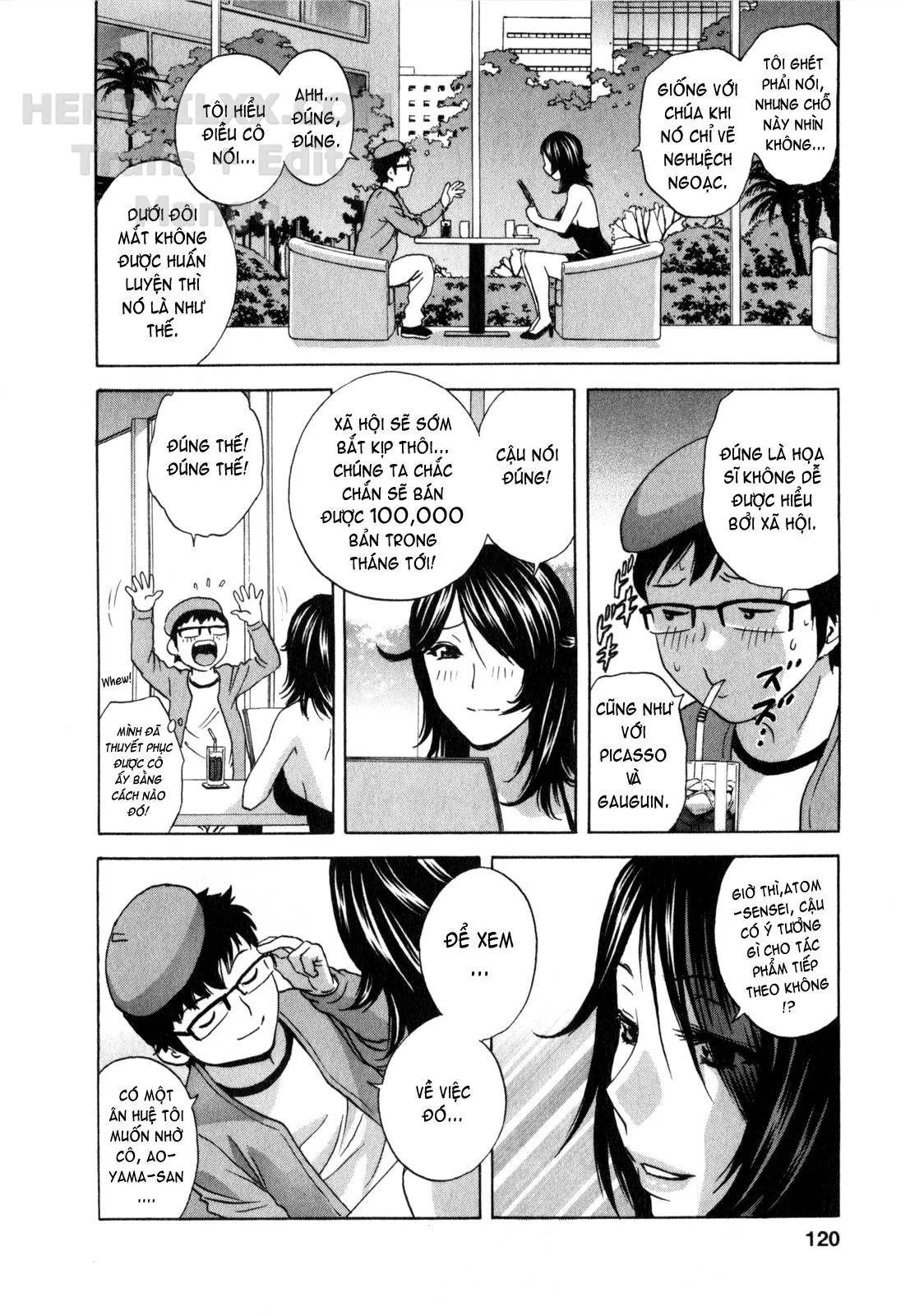 HentaiVN.net - Ảnh 3 - Life With Married Women Just Like A Manga [Eroina Hitoduma - Manga No Youna Hitozuma To No Hibi] - Chap 26