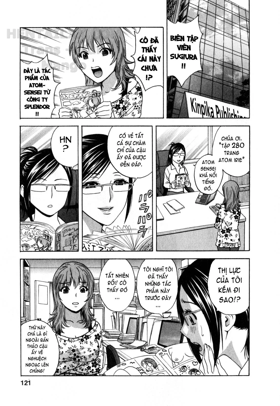 HentaiVN.net - Ảnh 4 - Life With Married Women Just Like A Manga [Eroina Hitoduma - Manga No Youna Hitozuma To No Hibi] - Chap 26