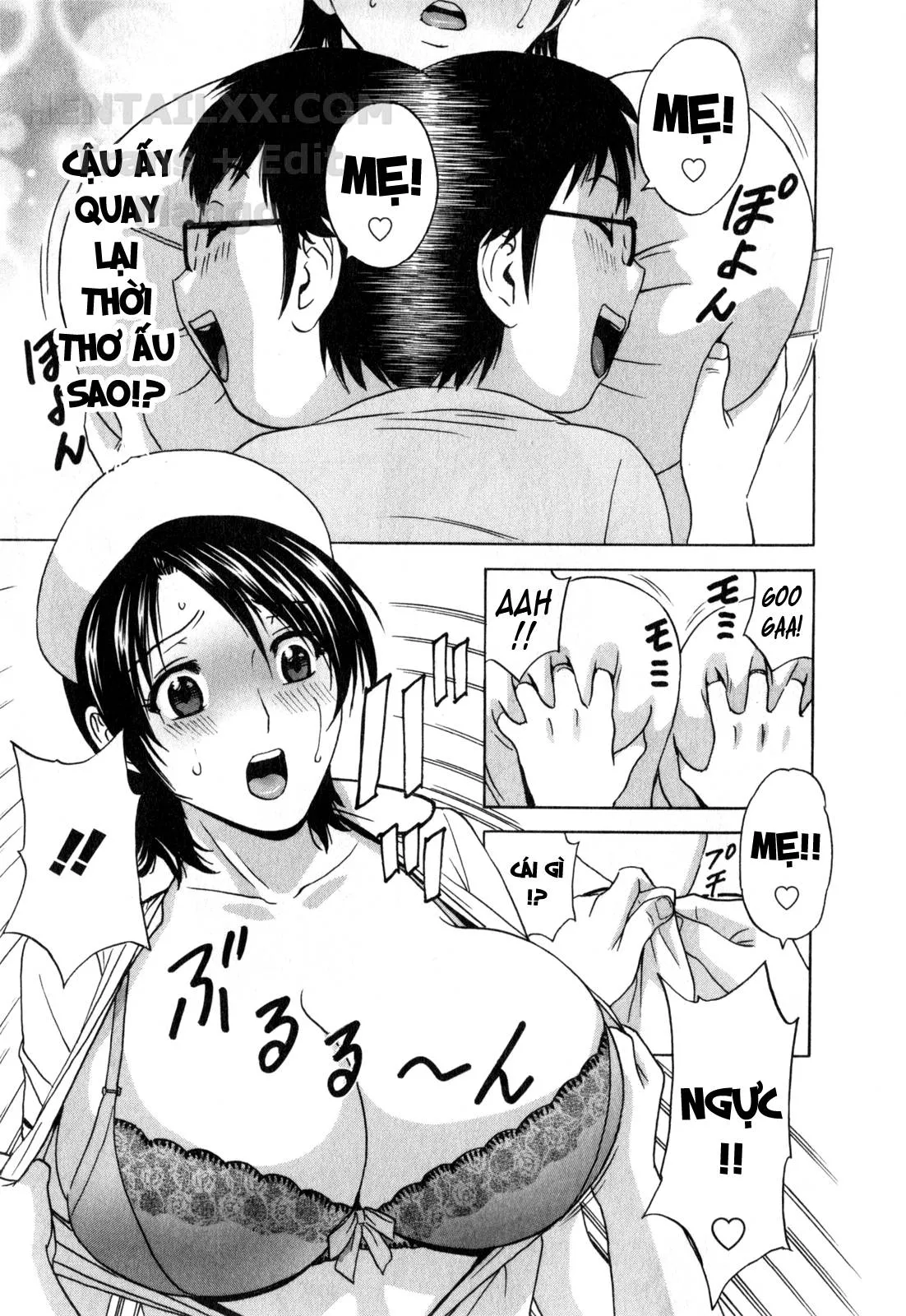 HentaiVN.net - Ảnh 10 - Life With Married Women Just Like A Manga [Eroina Hitoduma - Manga No Youna Hitozuma To No Hibi] - Chap 27