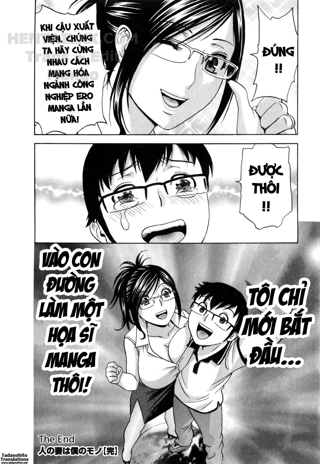 HentaiVN.net - Ảnh 19 - Life With Married Women Just Like A Manga [Eroina Hitoduma - Manga No Youna Hitozuma To No Hibi] - Chap 28 - END