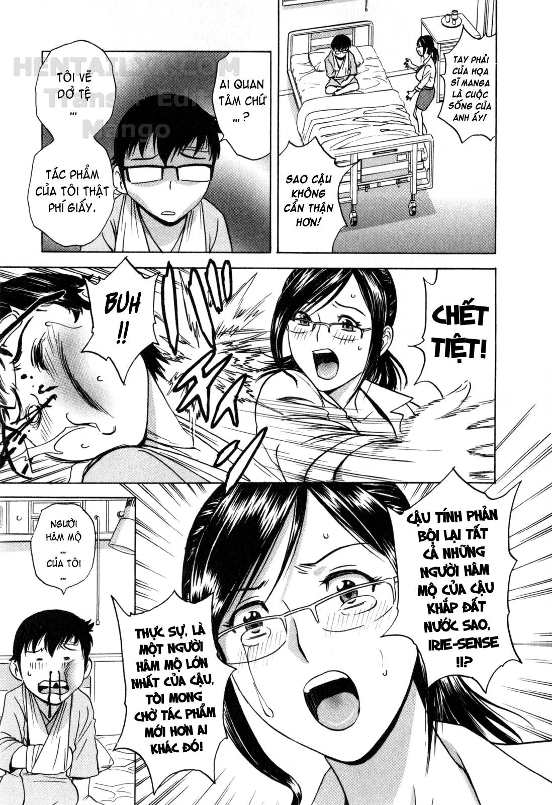 HentaiVN.net - Ảnh 6 - Life With Married Women Just Like A Manga [Eroina Hitoduma - Manga No Youna Hitozuma To No Hibi] - Chap 28 - END