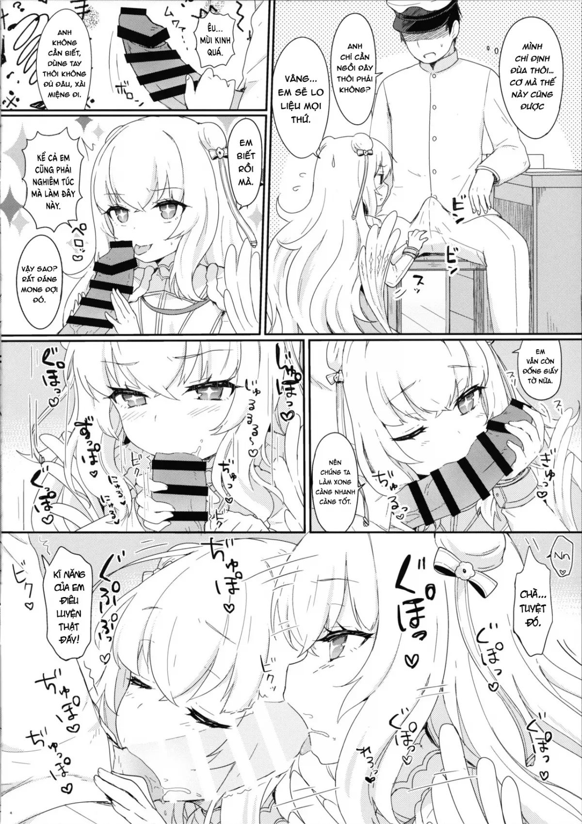 HentaiVN.net - Ảnh 4 - Le Malin-chan Rất Giỏi Làm Biếng? [Le Malin-chan wa Sabori Jouzu? - Le Malin-chan Is Good At Slacking Off] - Oneshot