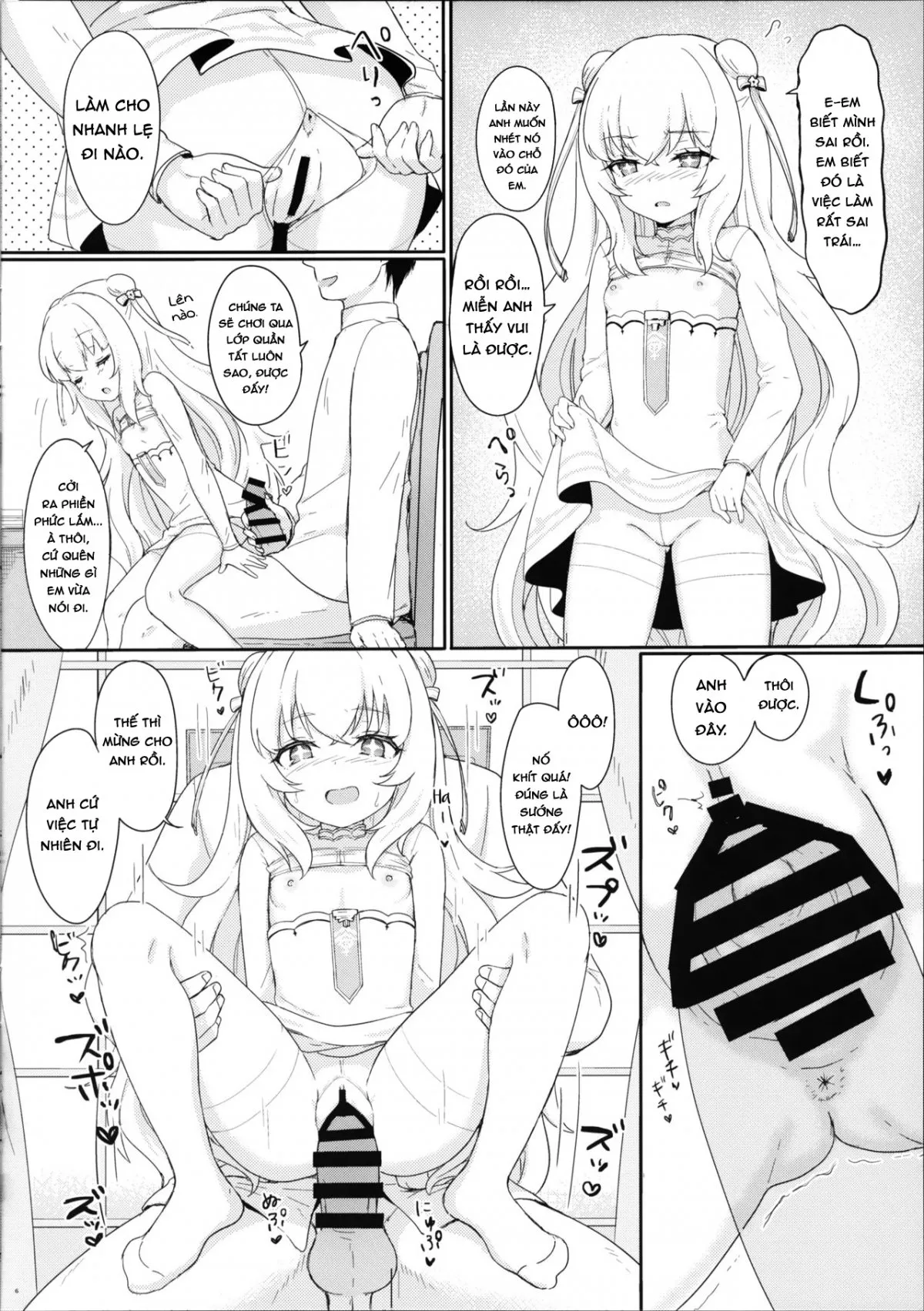 HentaiVN.net - Ảnh 5 - Le Malin-chan Rất Giỏi Làm Biếng? [Le Malin-chan wa Sabori Jouzu? - Le Malin-chan Is Good At Slacking Off] - Oneshot