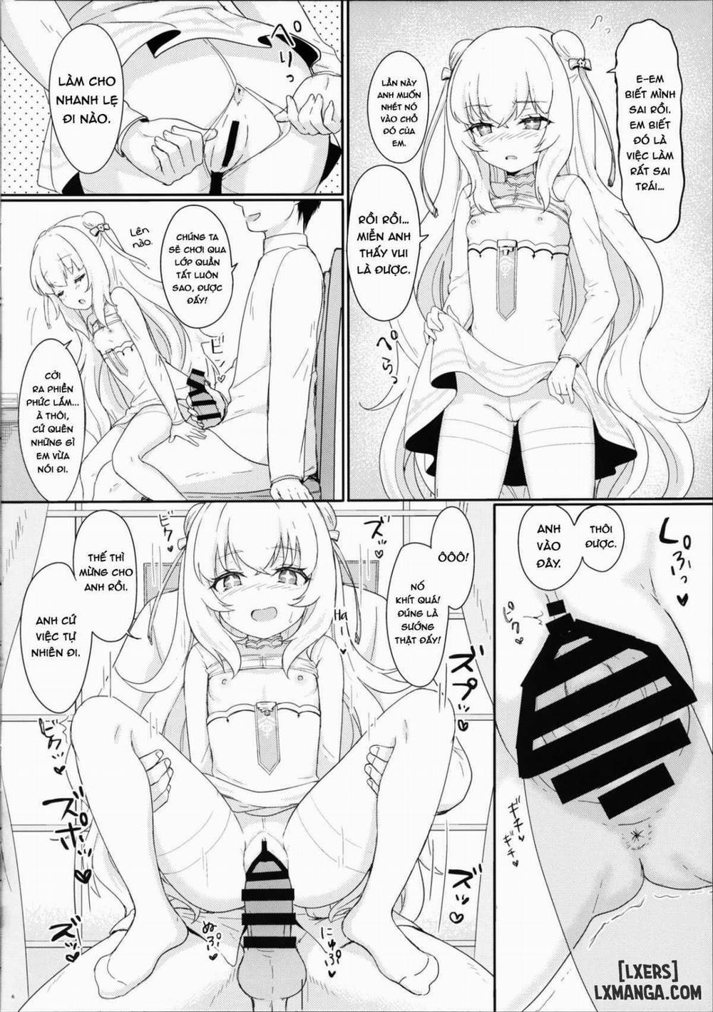 HentaiVN.net - Ảnh 7 - Le Malin-chan Rất Giỏi Làm Biếng? [Le Malin-chan wa Sabori Jouzu? - Le Malin-chan Is Good At Slacking Off] - Oneshot fix