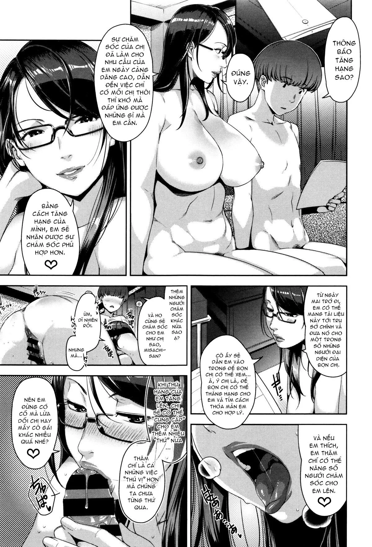 HentaiVN.net - Ảnh 4 - Dự Án Chăm Sóc Tình Dục Cho Các FA! [Seikatsu Koujou Keikaku; 性活交情計画] - Chap 2