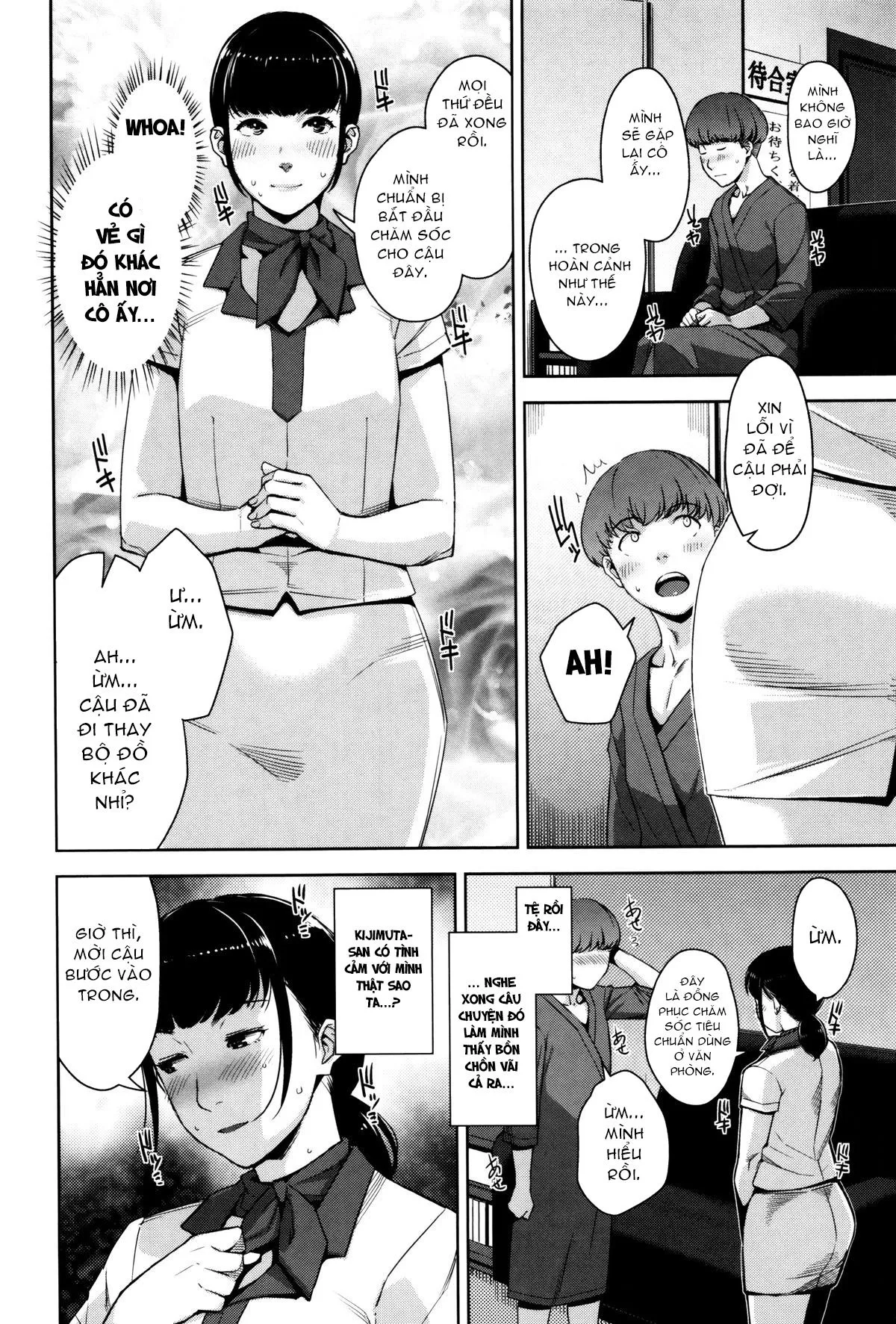 HentaiVN.net - Ảnh 7 - Dự Án Chăm Sóc Tình Dục Cho Các FA! [Seikatsu Koujou Keikaku; 性活交情計画] - Chap 3 [END]