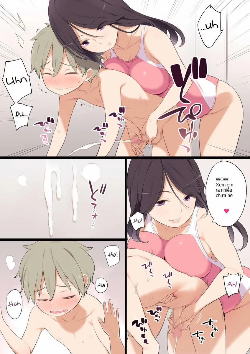 HentaiVN.net - Ảnh 10 - Pool de Deatta Oneesan to Ecchi na Kankei ni Nacchau Ohanashi - Oneshot [Full Color]