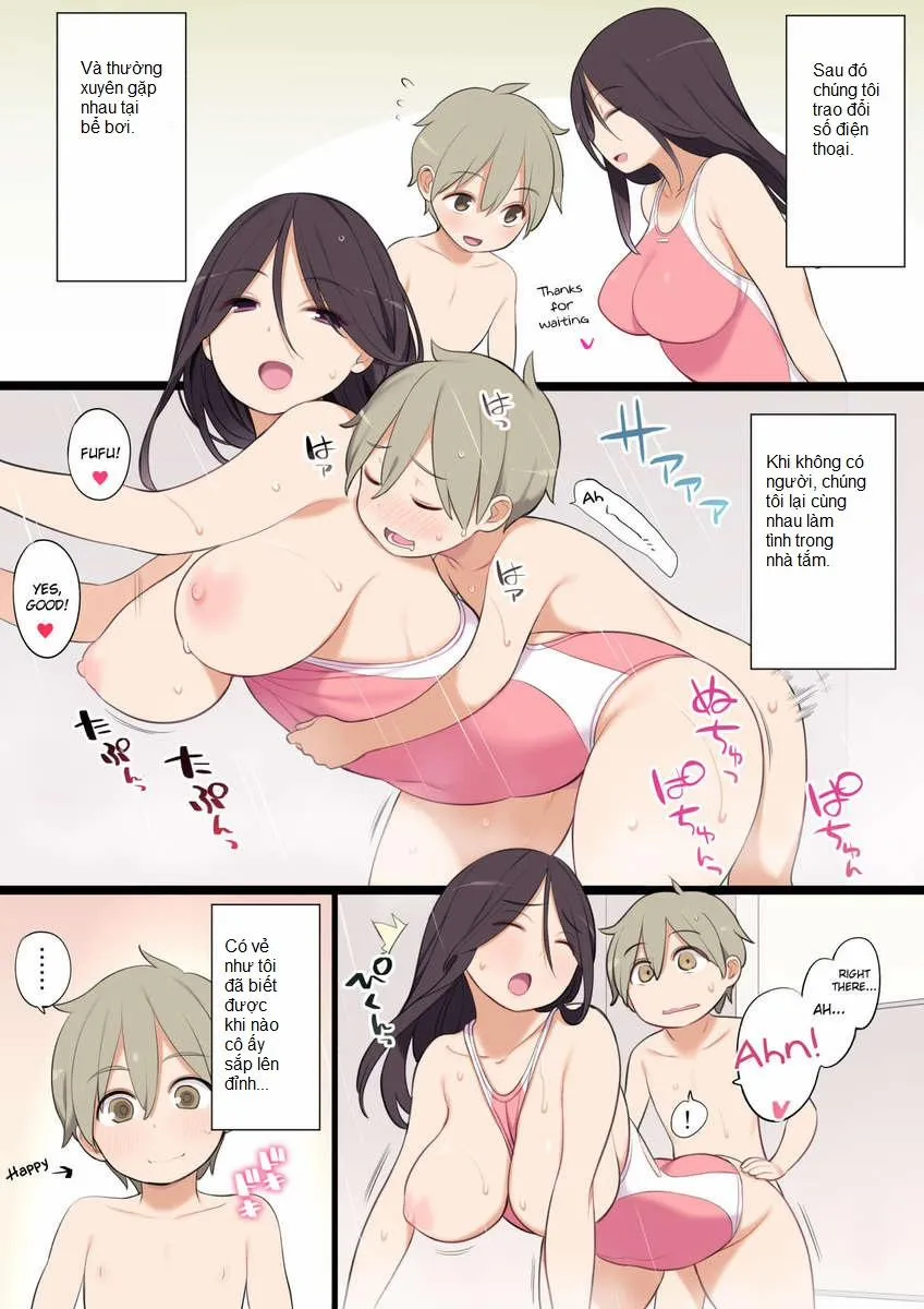 HentaiVN.net - Ảnh 30 - Pool de Deatta Oneesan to Ecchi na Kankei ni Nacchau Ohanashi - Oneshot [Full Color]