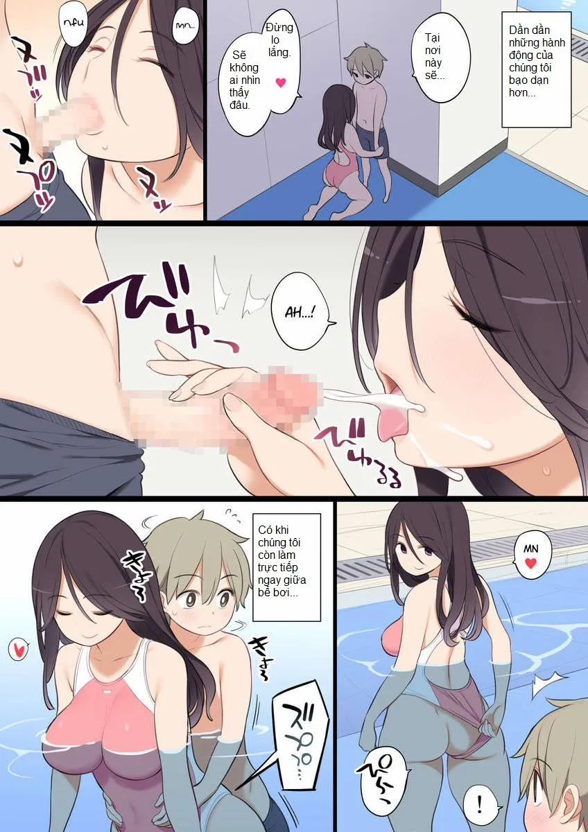 HentaiVN.net - Ảnh 31 - Pool de Deatta Oneesan to Ecchi na Kankei ni Nacchau Ohanashi - Oneshot [Full Color]