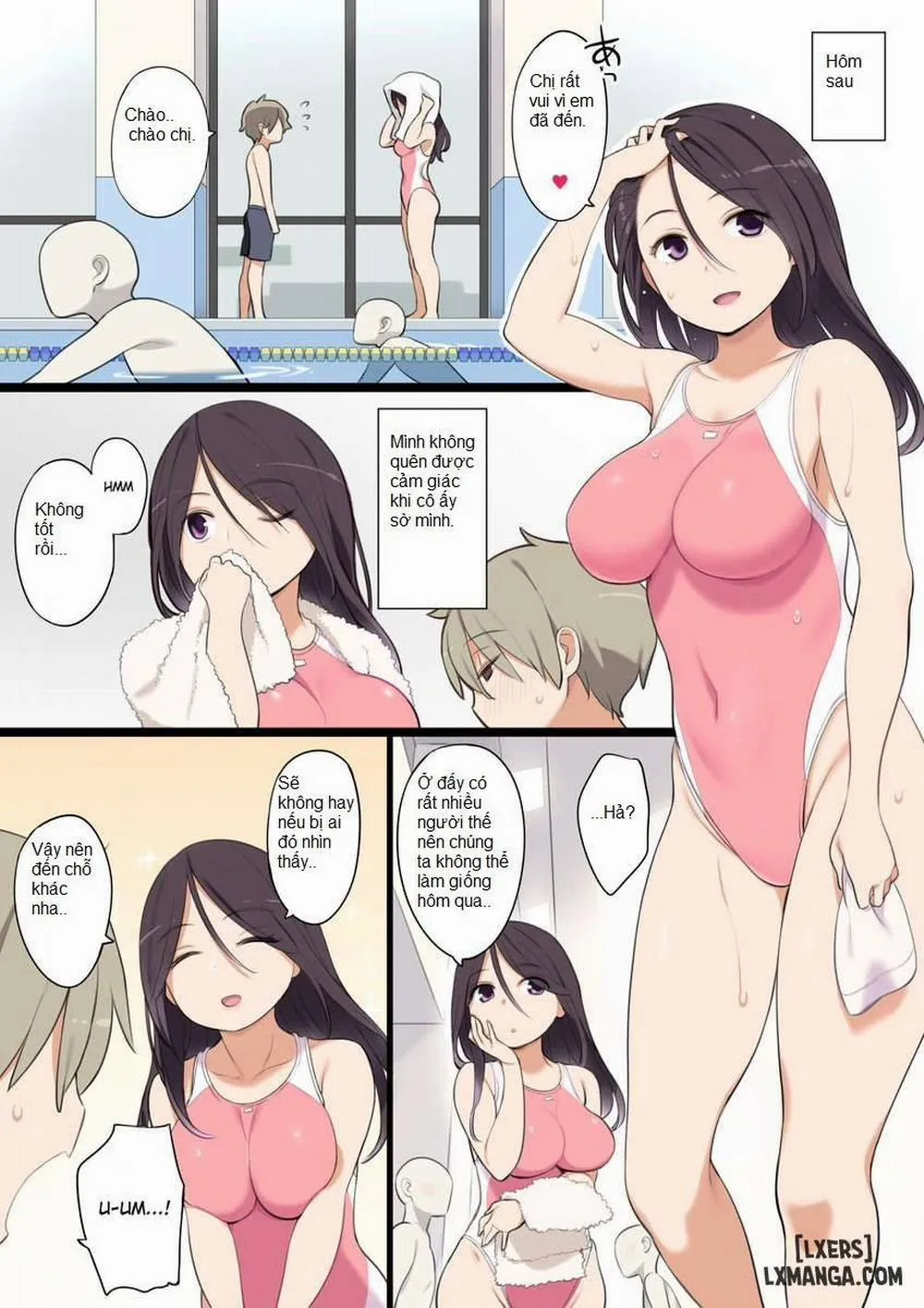 HentaiVN.net - Ảnh 13 - Pool de Deatta Oneesan to Ecchi na Kankei ni Nacchau Ohanashi - Oneshot