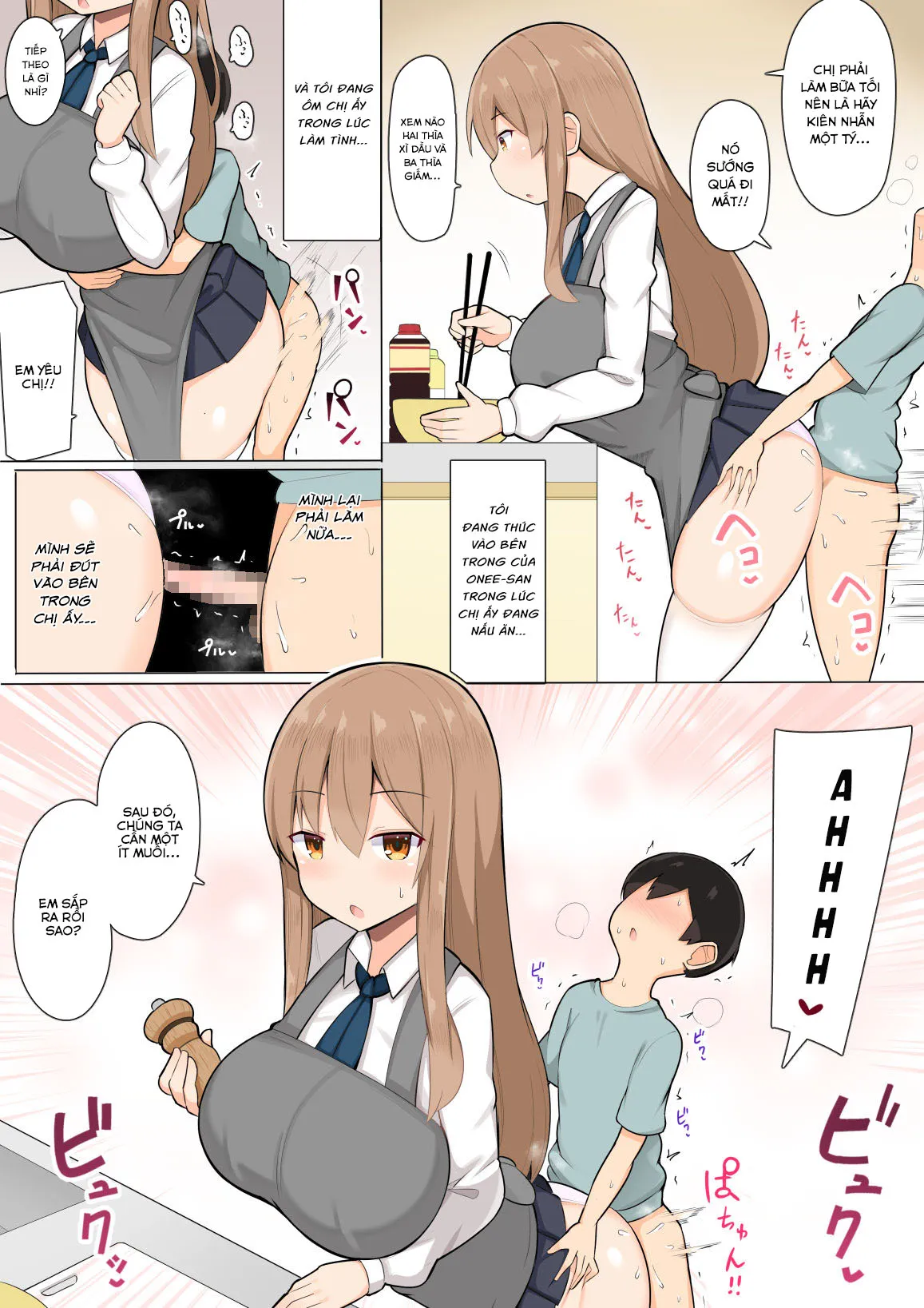 HentaiVN.net - Ảnh 18 - Ôn thi cùng các chị gái~ [Onee-chan-tachi to Amaama Jukenbenkyou;お姉ちゃん達とあまあま受験勉強] - Oneshot