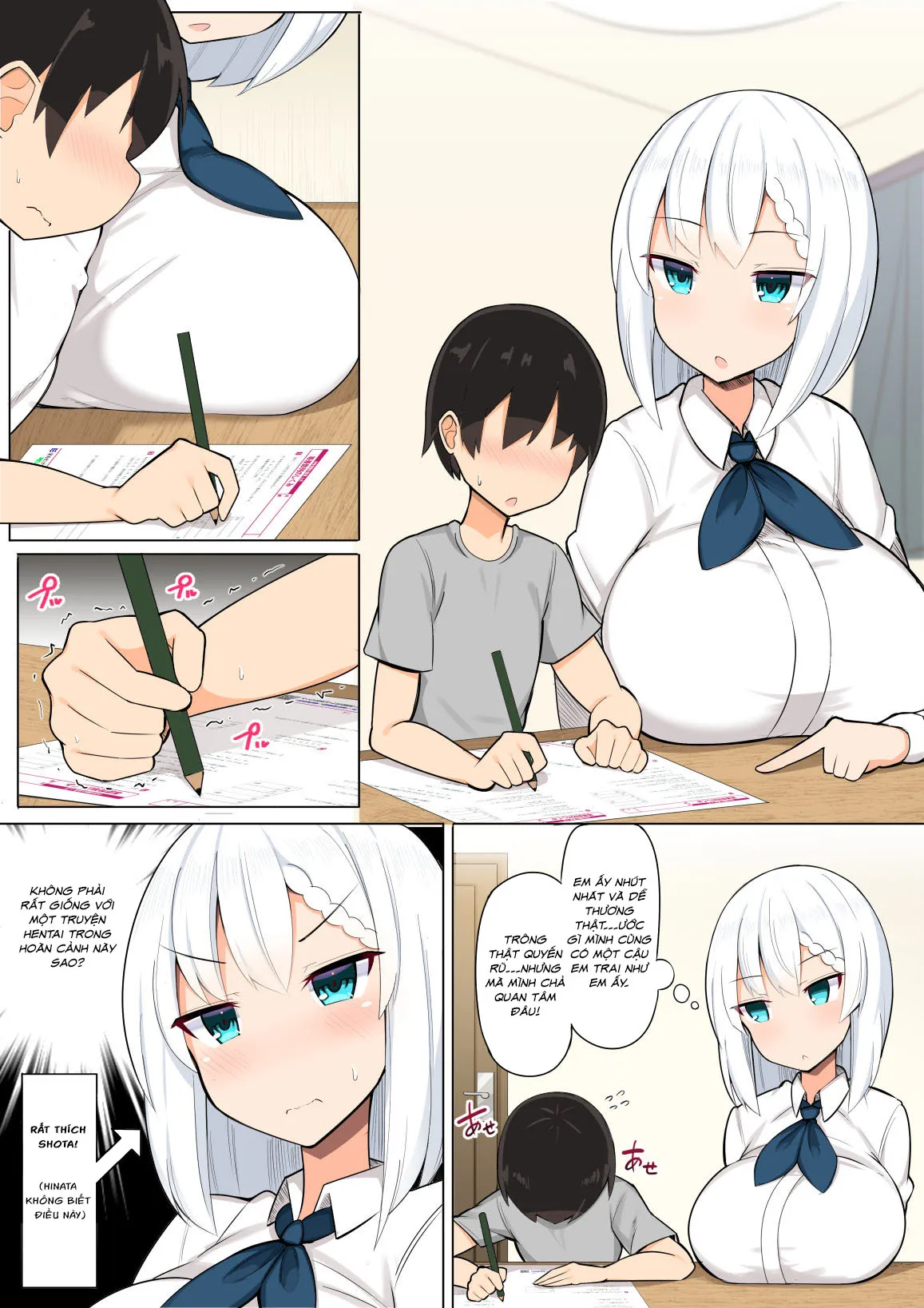 HentaiVN.net - Ảnh 4 - Ôn thi cùng các chị gái~ [Onee-chan-tachi to Amaama Jukenbenkyou;お姉ちゃん達とあまあま受験勉強] - Oneshot