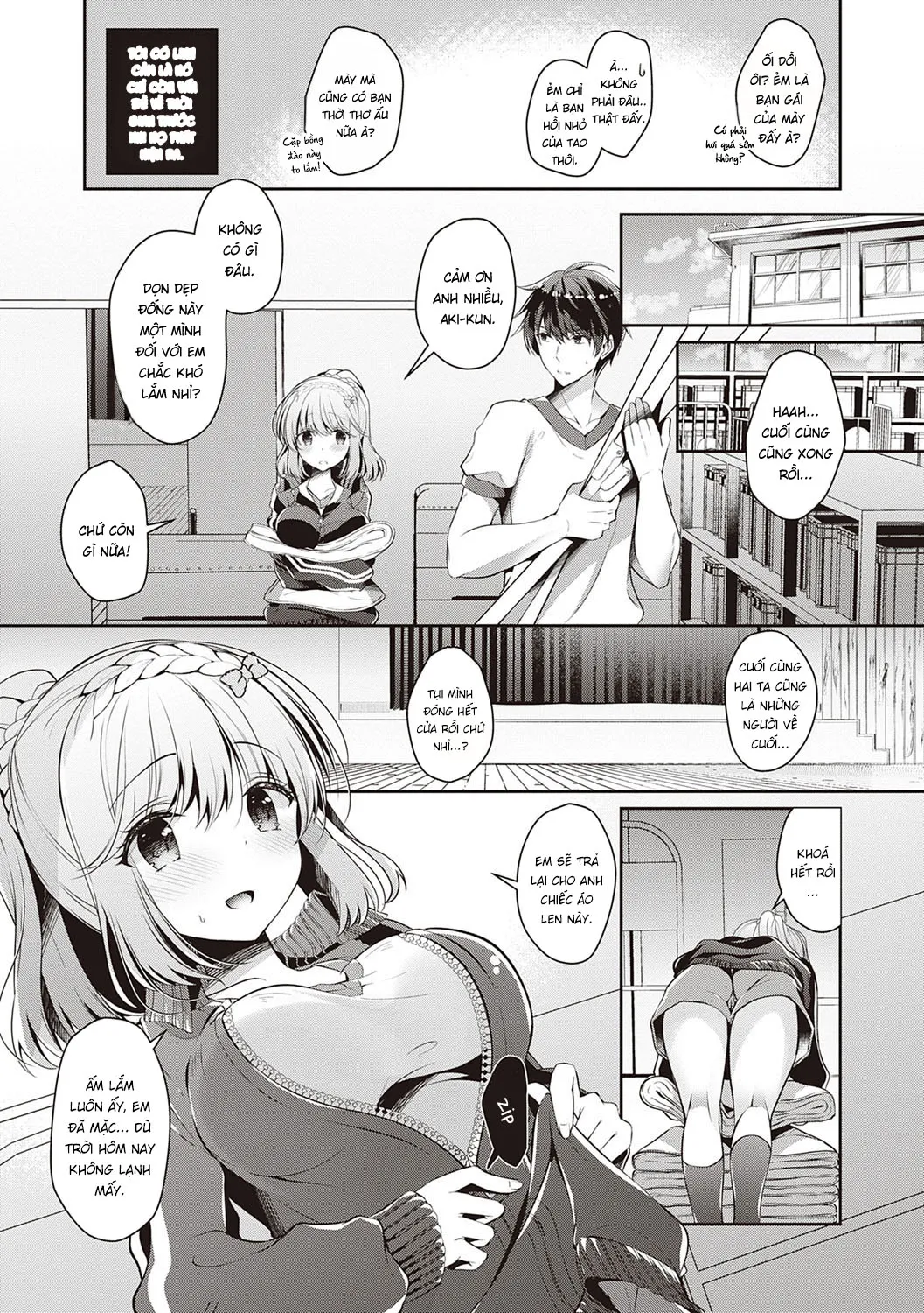 HentaiVN.net - Ảnh 3 - Osananajimi de Koibito no Kanojo to Shitai Koto Zenbu - Chap 2
