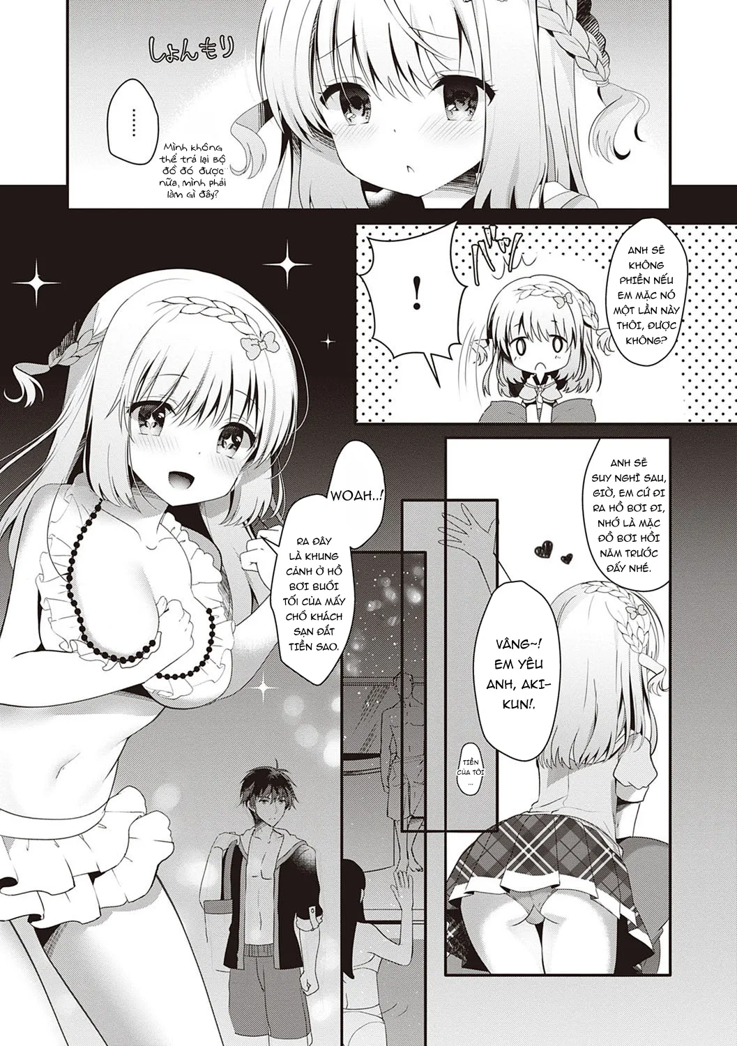 HentaiVN.net - Ảnh 3 - Osananajimi de Koibito no Kanojo to Shitai Koto Zenbu - Chap 3: Tại bể bơi cùng với người bạn thời thơ ấu