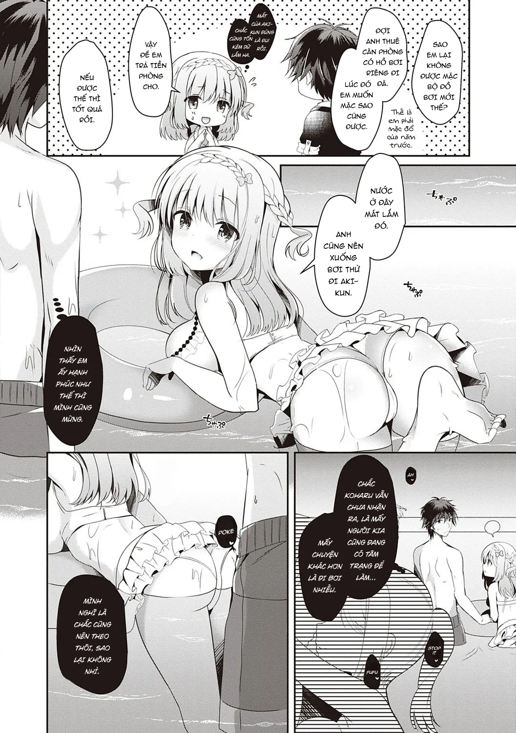 HentaiVN.net - Ảnh 4 - Osananajimi de Koibito no Kanojo to Shitai Koto Zenbu - Chap 3: Tại bể bơi cùng với người bạn thời thơ ấu