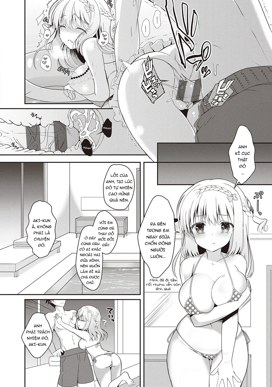 HentaiVN.net - Ảnh 8 - Osananajimi de Koibito no Kanojo to Shitai Koto Zenbu - Chap 3: Tại bể bơi cùng với người bạn thời thơ ấu